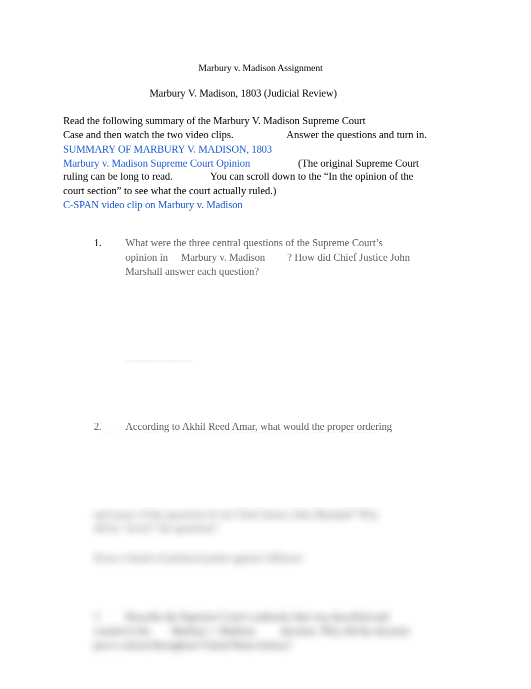 Marbury v Madison Assignment.docx_detnq8dkb70_page1