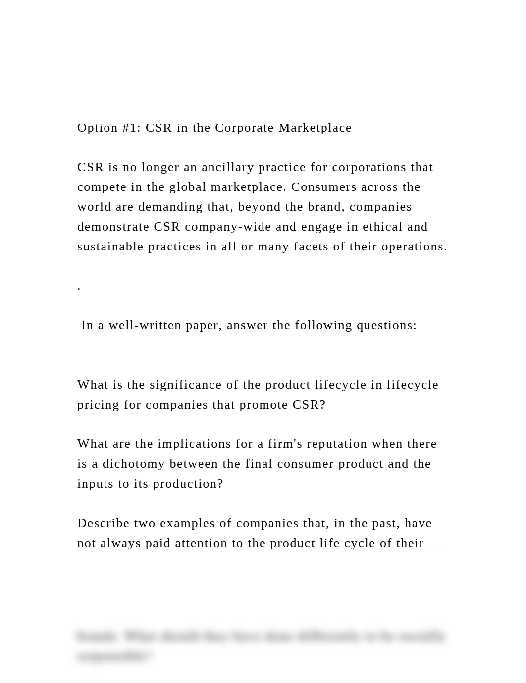 Option #1 CSR in the Corporate MarketplaceCSR is no longer .docx_detxsxbu9yy_page2