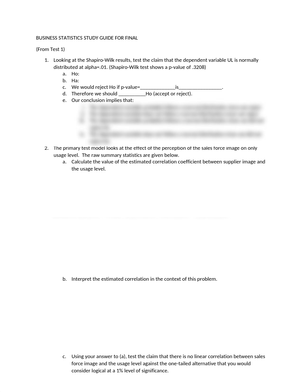 BUSINESS STATISTICS STUDY GUIDE FOR FINAL_deu0lkfzv2w_page1