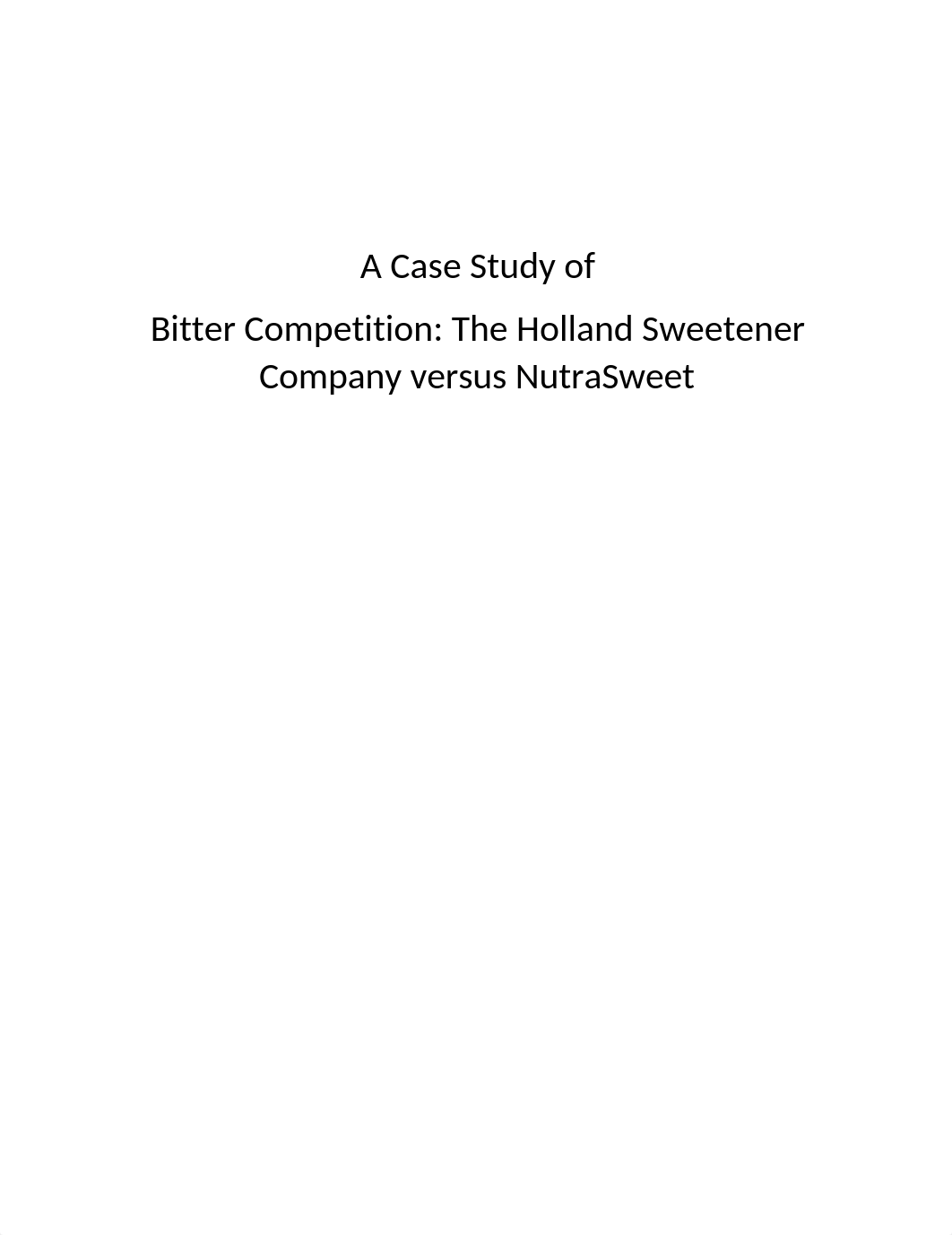 Bitter Competition - HSC v. NutraSweet.docx_deu2npwldqm_page1