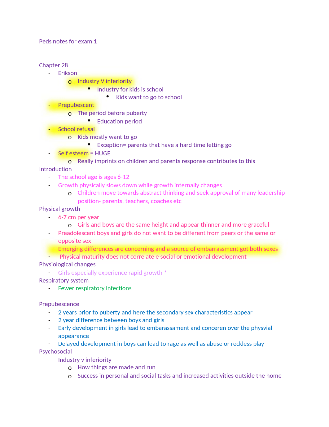 Peds exam 1 notes .docx_deu3rixuk5p_page1