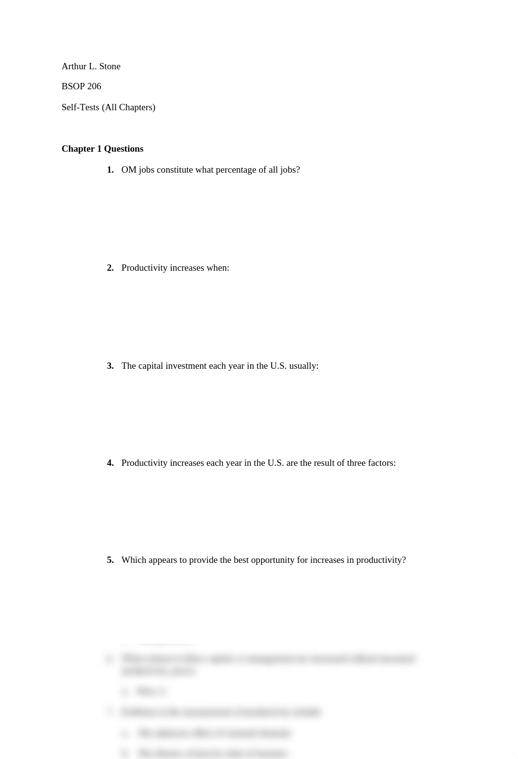 BSOP206 Self-Tests, Discussion Questions, and Problems_deukmebbnh7_page1