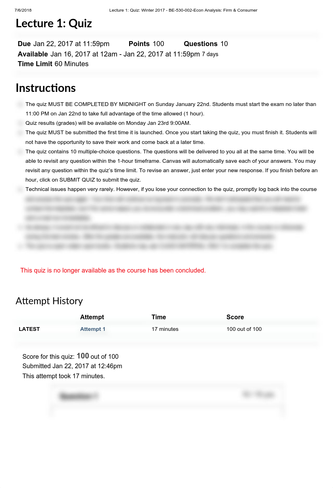 Lecture 1_ Quiz_ Winter 2017 - BE-530-002-Econ Analysis_ Firm & Consumer.pdf_deuptpje3sf_page1
