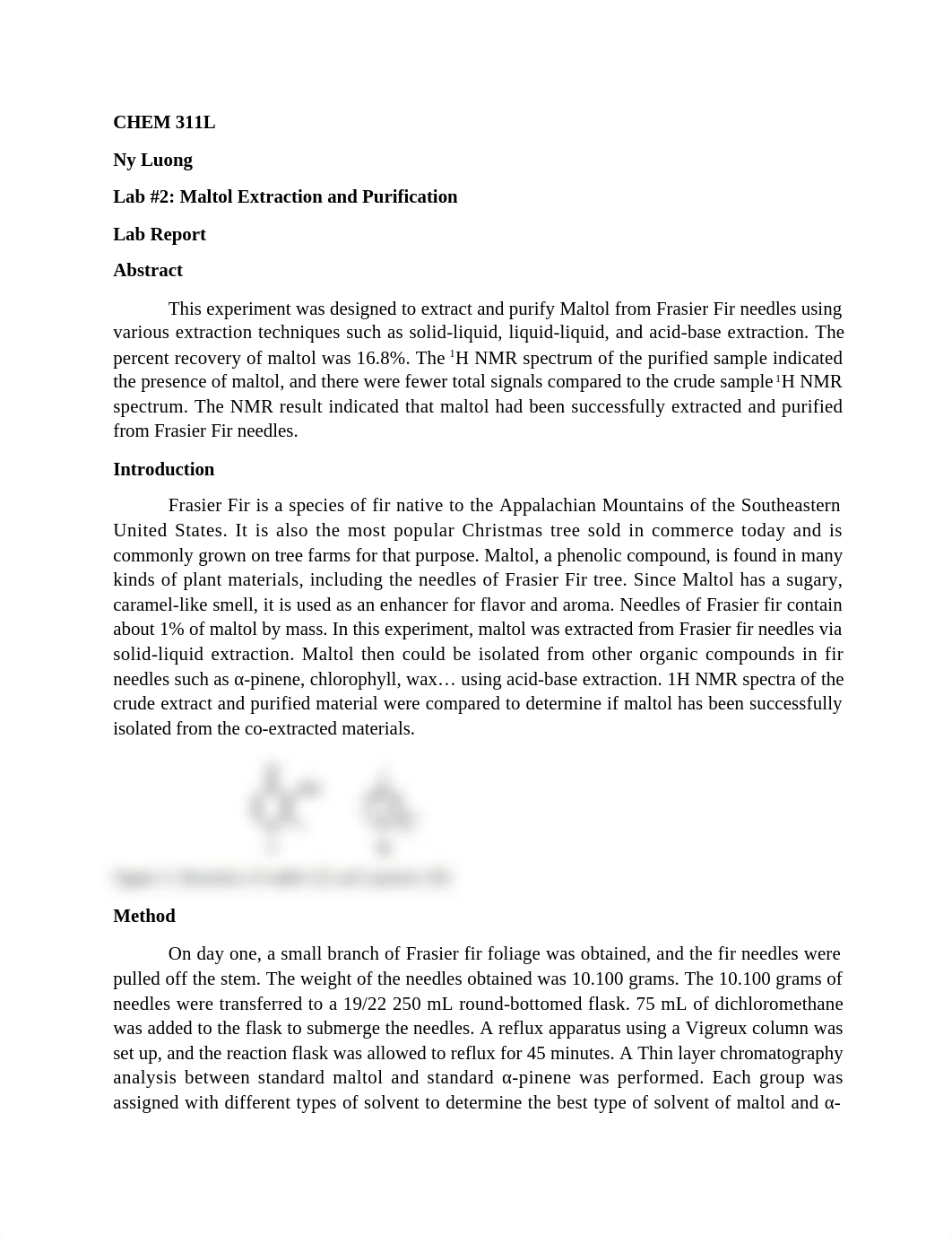 Maltol Lab report - Ny Luong.docx_deuziuqhlxg_page1