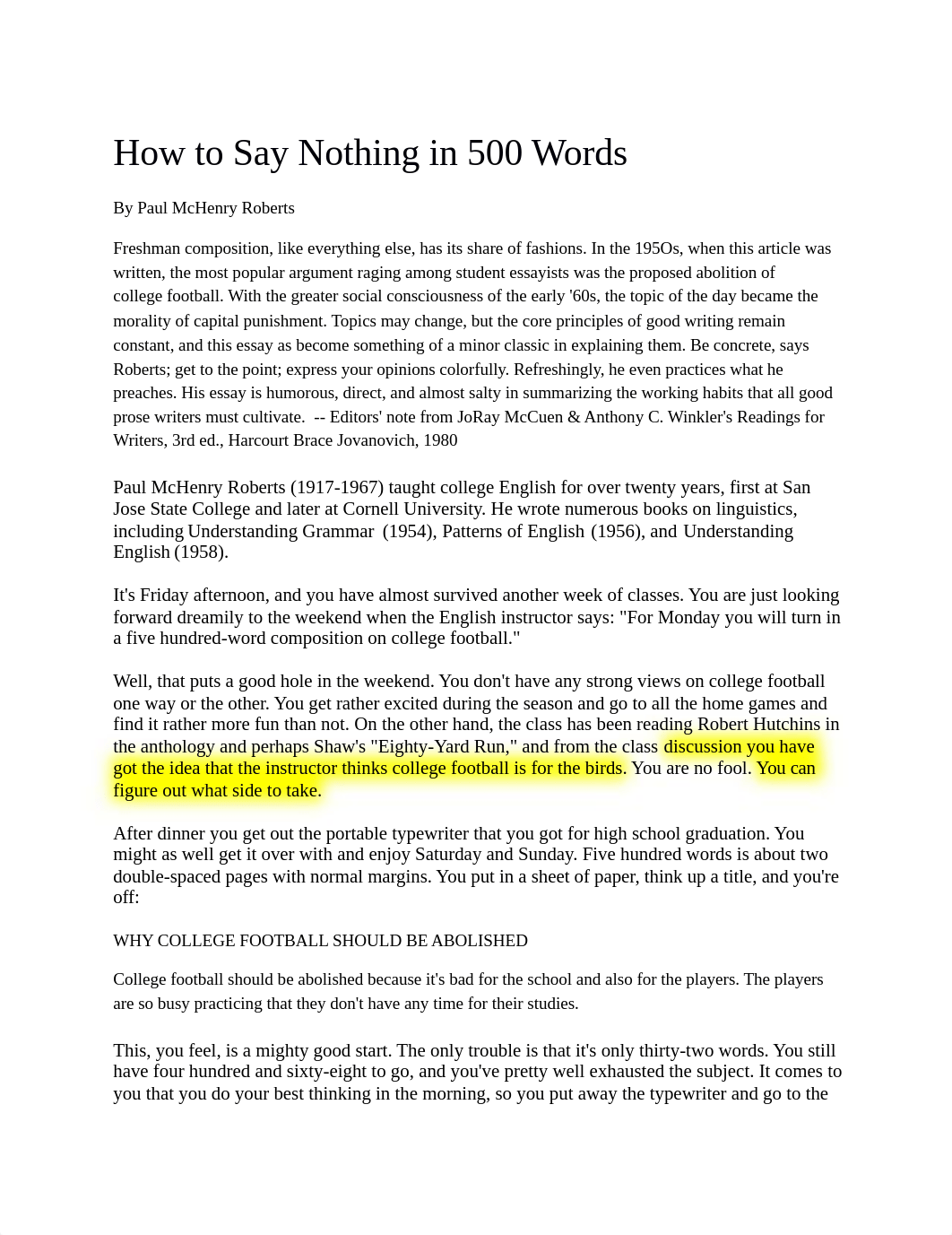 Kenneth Brannon Annotation of How to say nothing in 500 words.docx_dev2azn3j6g_page1