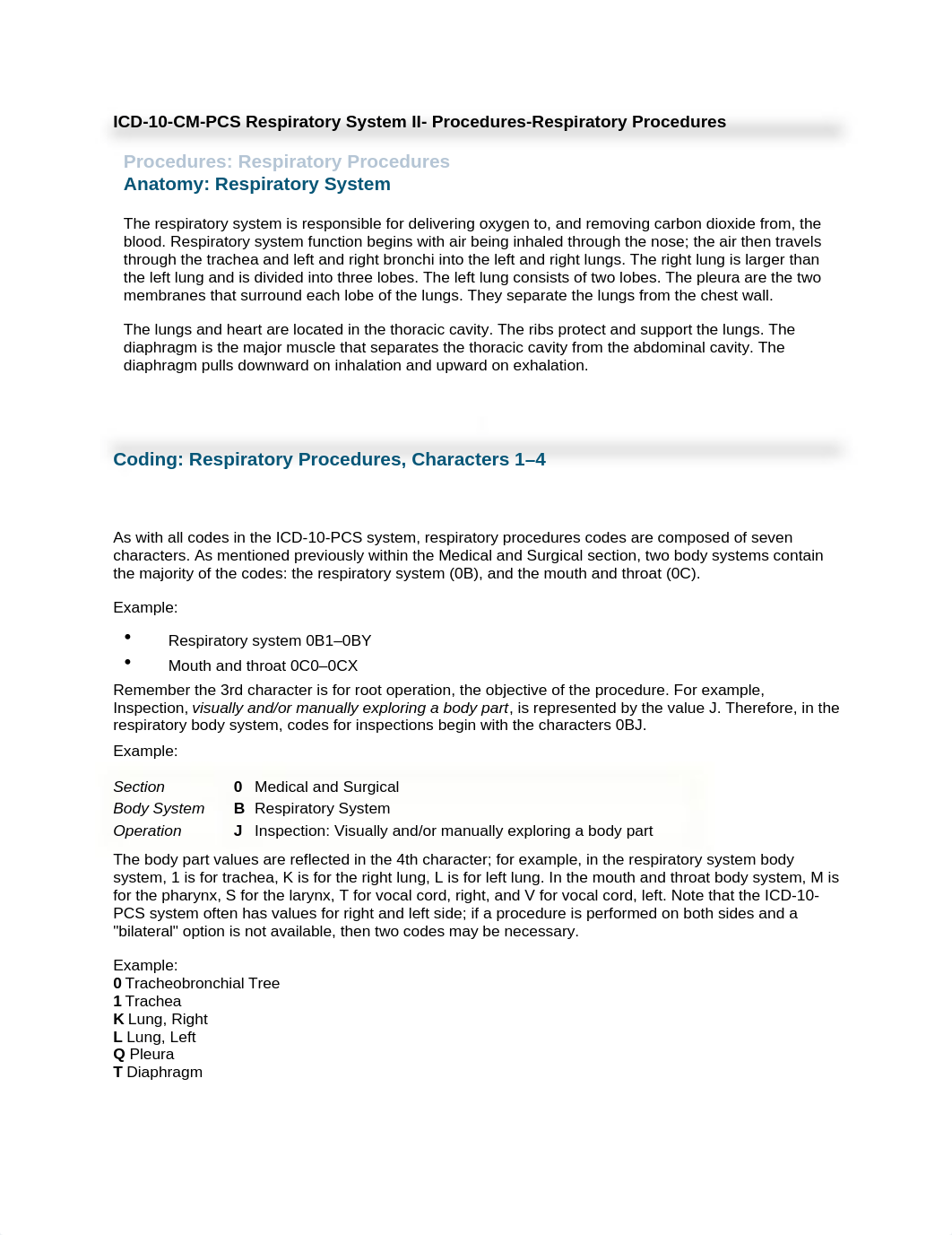 ICD-10-CM-PCS Respiratory System II- Procedures-Respiratory Procedures.docx_dev5ujpjmw2_page1