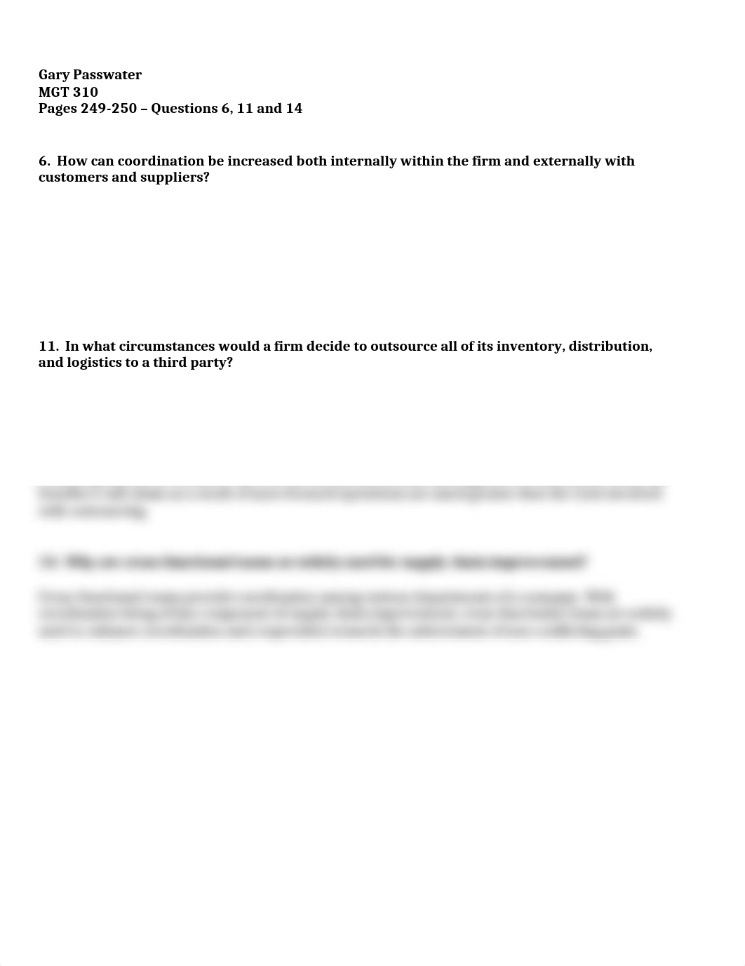 Gary Passwater MGT 310 Pages 249-250 Questions_dev93nhkvn2_page1