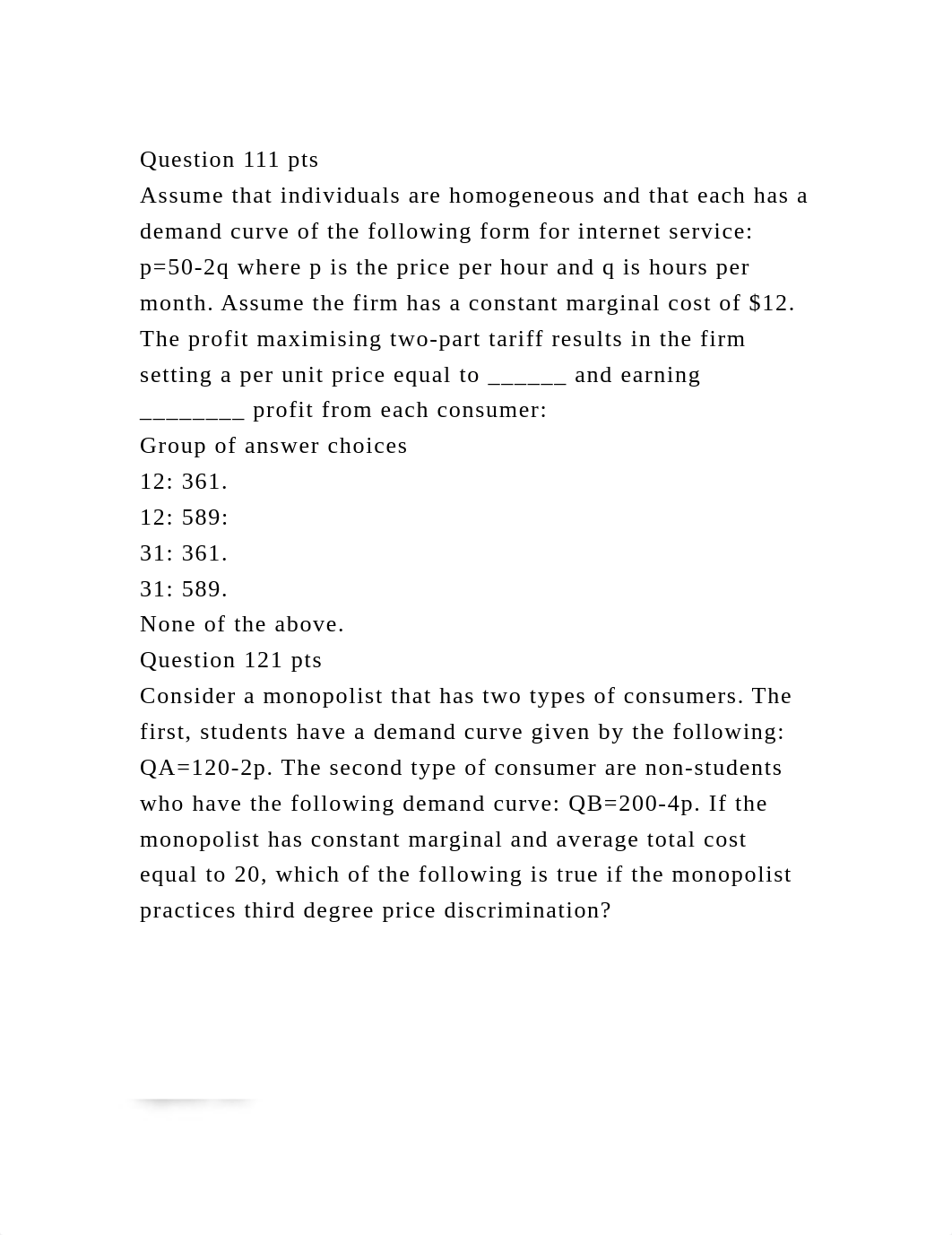 Question 111 ptsAssume that individuals are homogeneous and that e.docx_devbw9rd3gp_page2