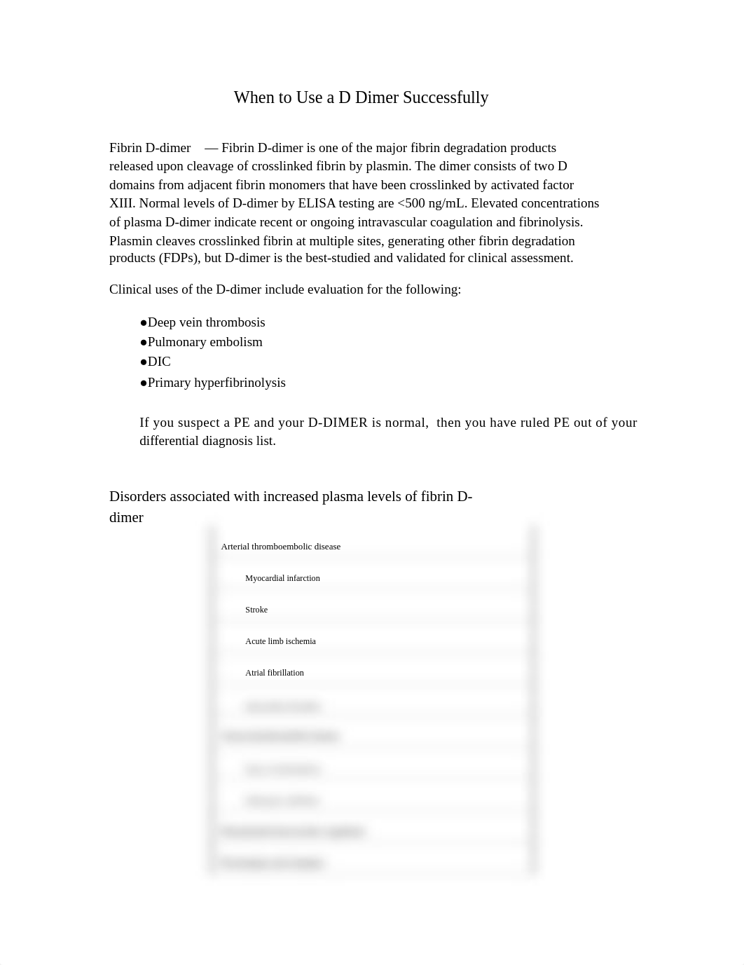 Primary Care When to Use a D Dimer Successfully (1).docx_deverad3cmj_page1