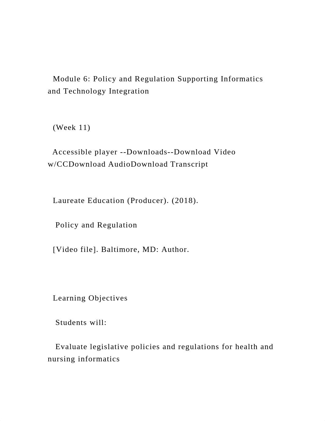 Module 6 Policy and Regulation Supporting Informatics and Tech.docx_devvql13fp8_page2