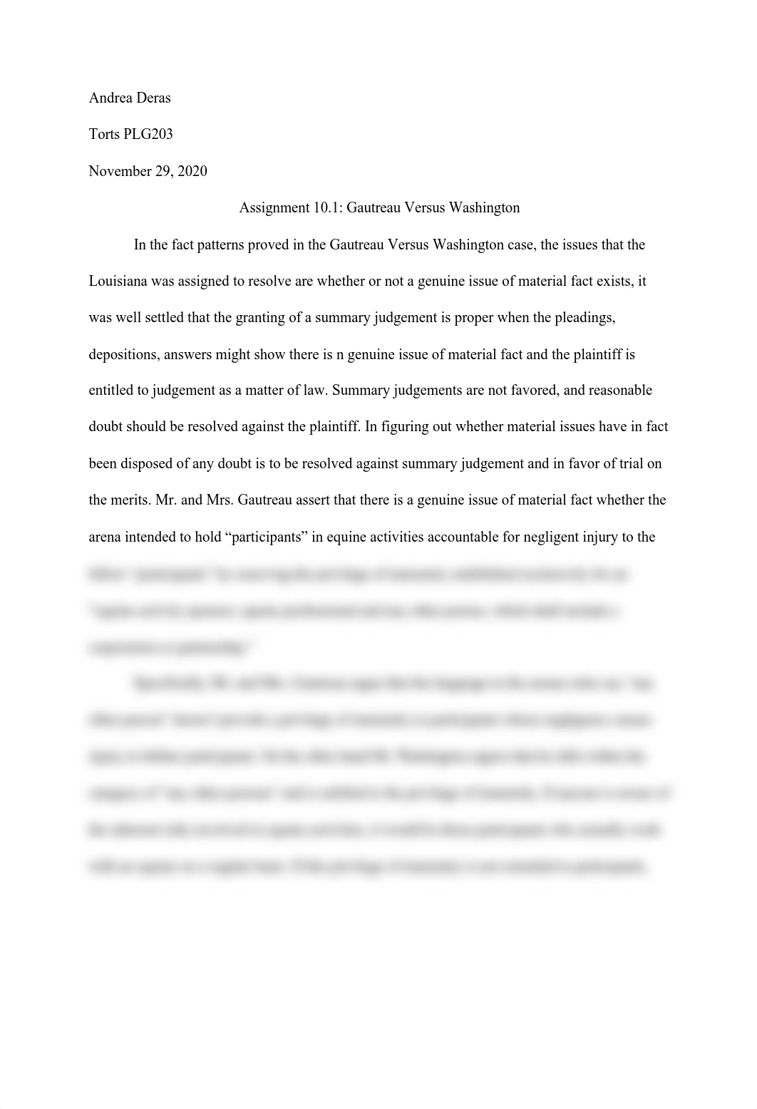 Deras - Gautreau v. Washington_Torts PLG203.pdf_dewfapsvox7_page1