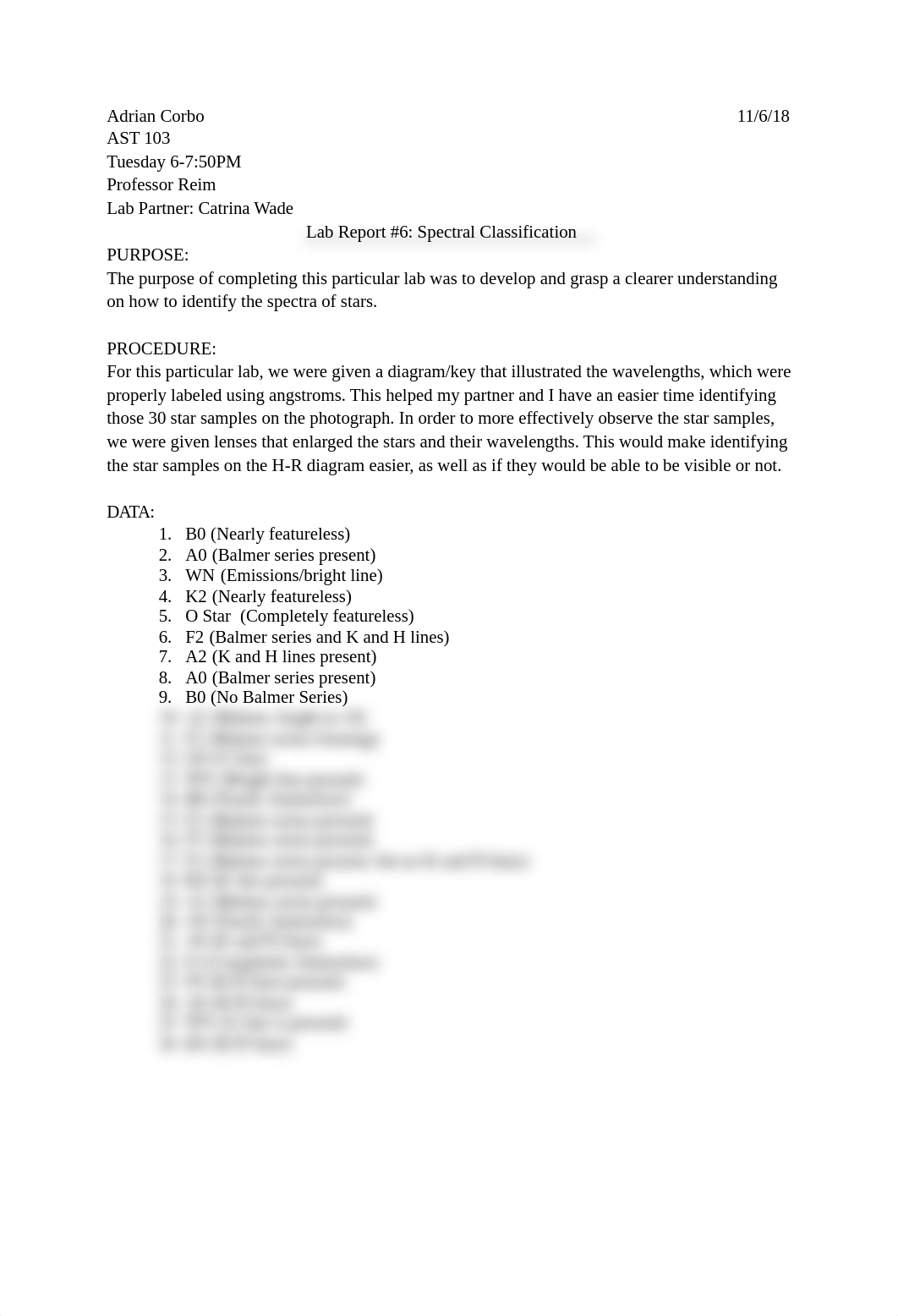 Lab #6: Spectral Classification_dewifmcjsyr_page1