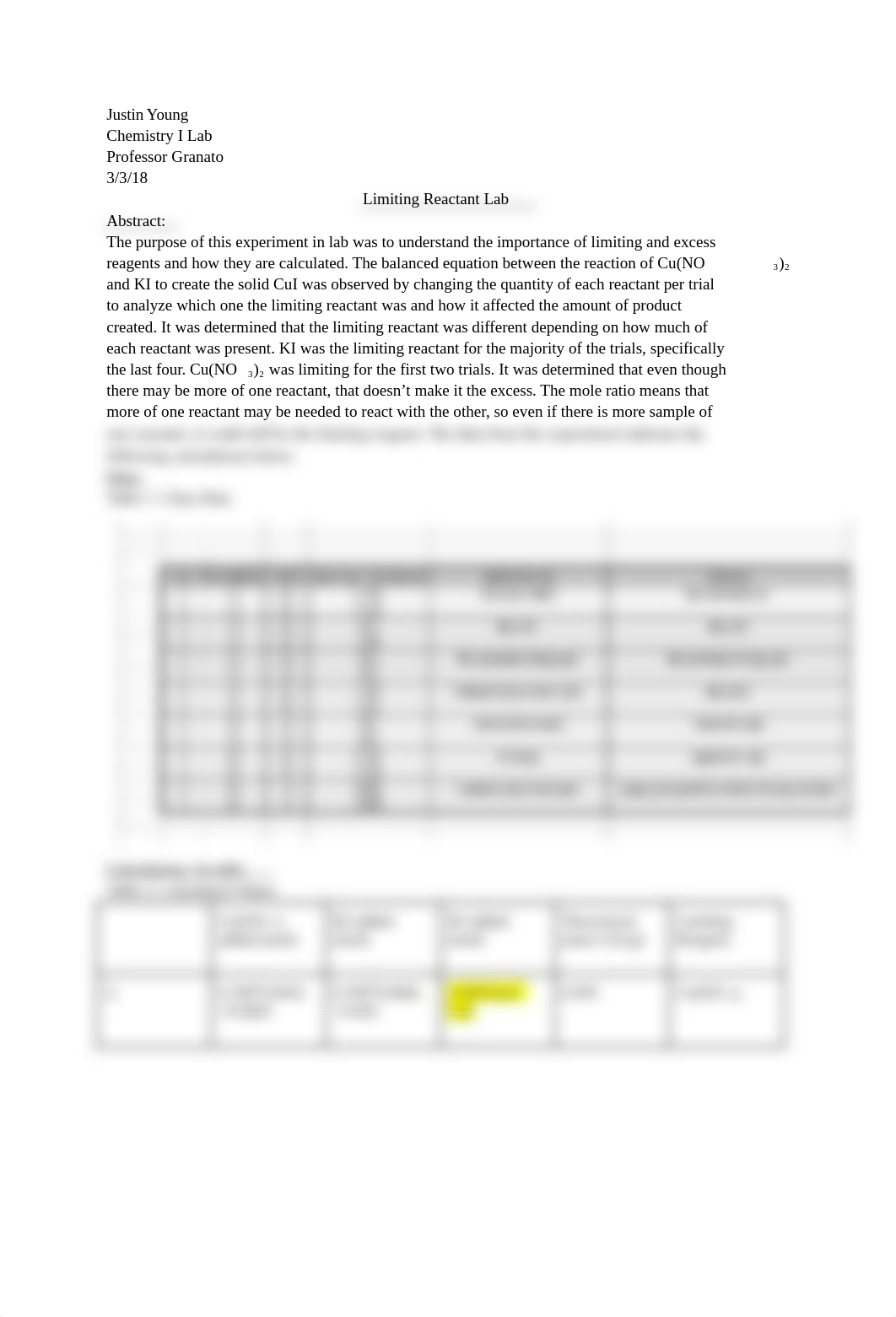 Limiting agents and excess reagents Lab .docx_dex88g0kxcj_page1