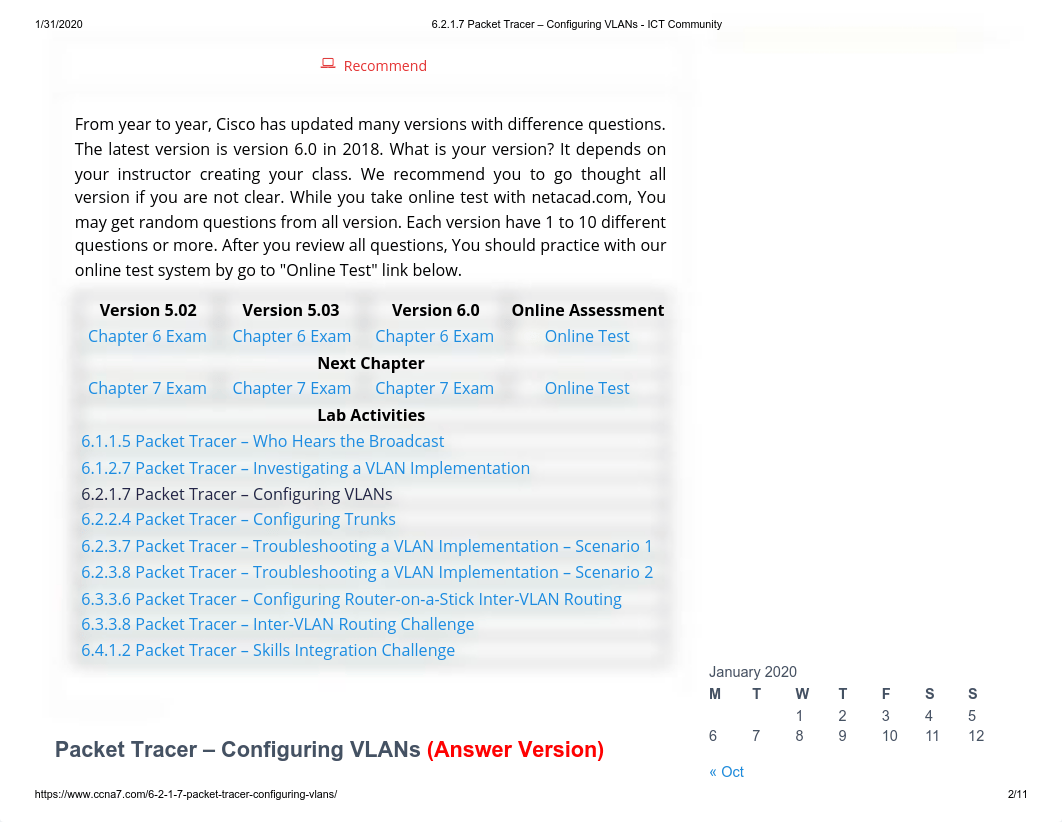 6.2.1.7 Packet Tracer - Configuring VLANs - ICT Community.pdf_dexl6lzu645_page2