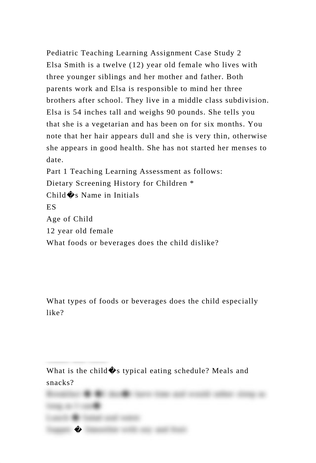 Pediatric Teaching Learning Assignment Case Study 2Elsa Smith is a.docx_dexrrbb3kcq_page2