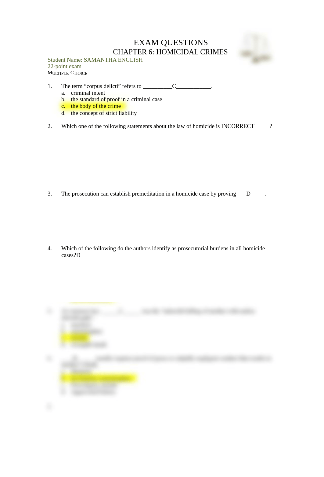 Chapter 6 - Exam Homicidal Offenses COMPLETED.docx_deyqi649g2m_page1