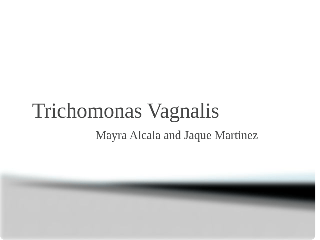 Trichomonas Vagnalis ppt.pptx_deyxfat5o96_page1