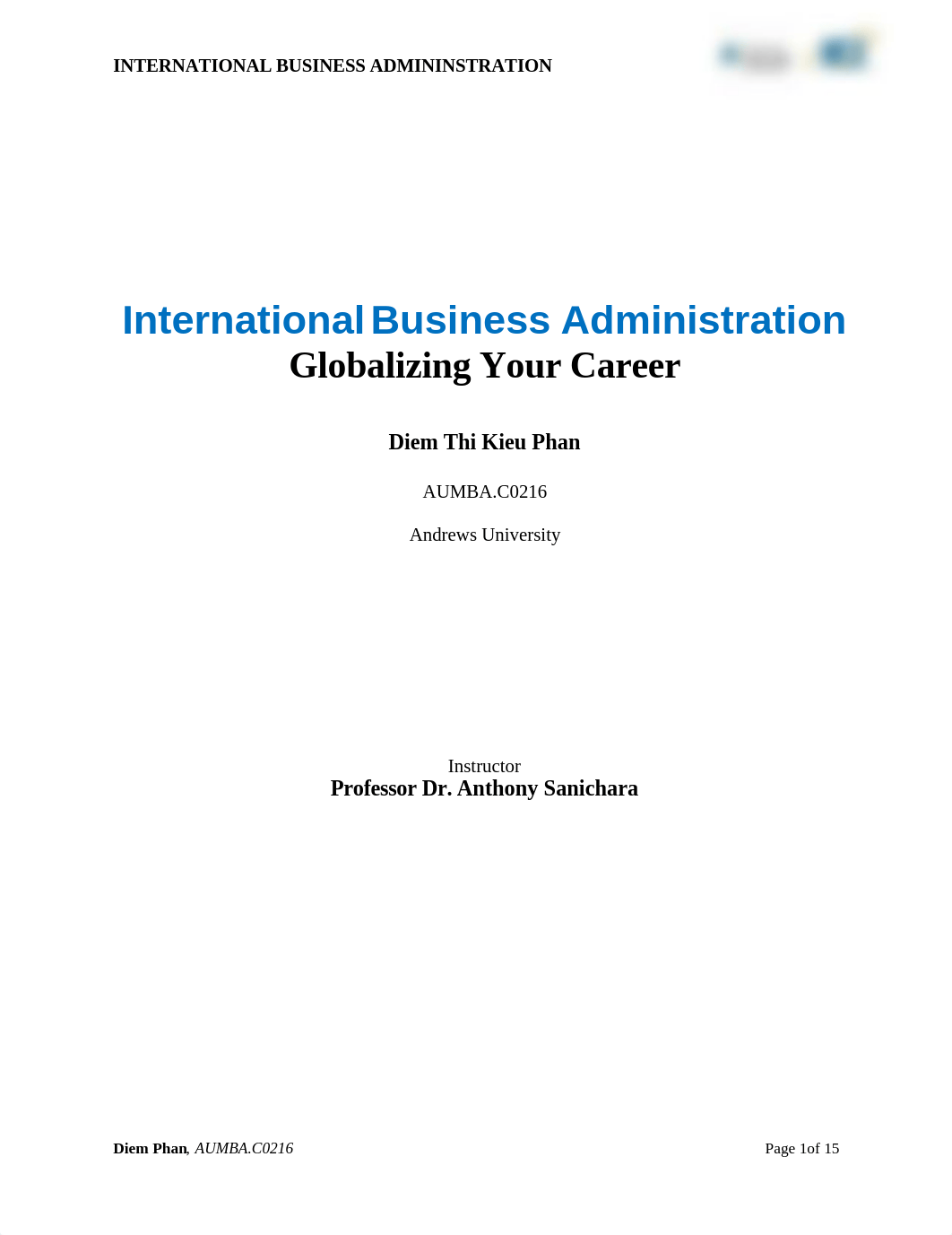 International Business Individual assignment_deyyctdkuul_page1