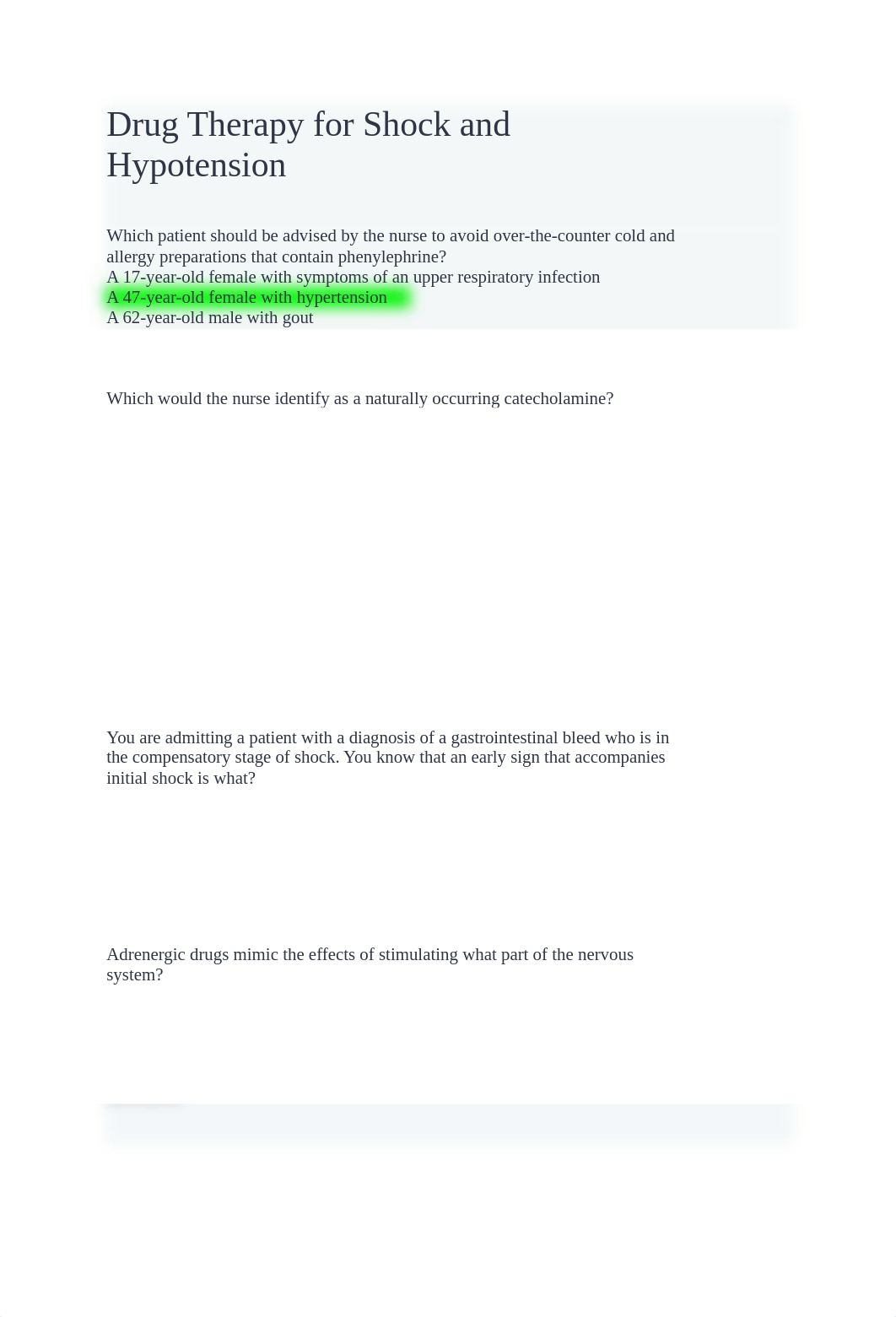 Drug Therapy for Shock and Hypotension.docx_dez4b66gm88_page1