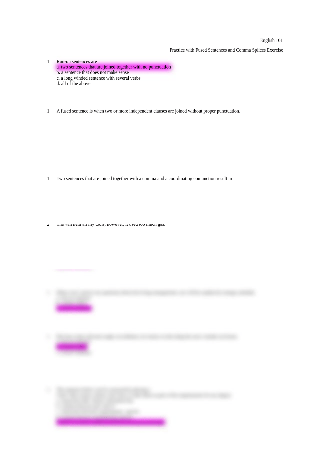 Practice with Fused Sentences and Comma Splices Exercise.docx_dez8jlu4ds6_page1