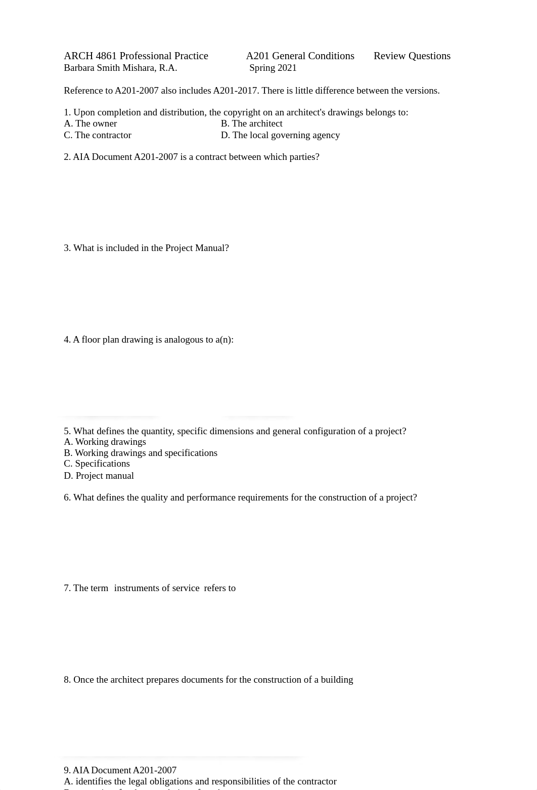 Questions - A201 General conditions updated.doc_dezacduvftb_page1