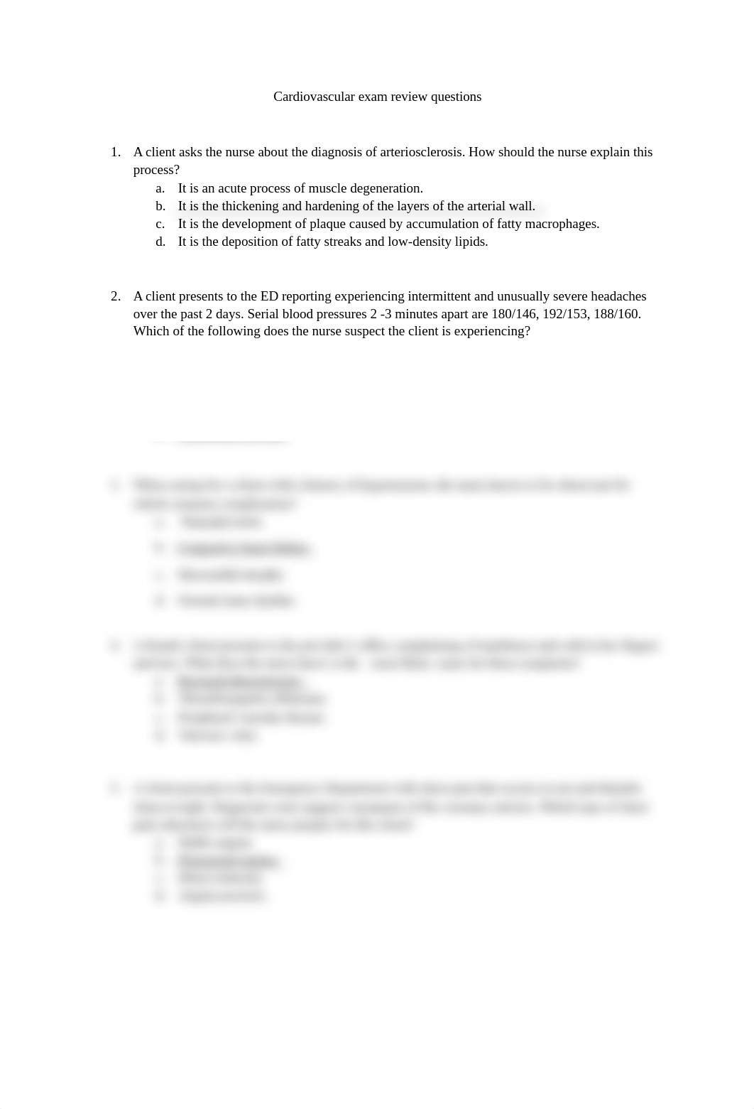 Cardiovascular exam review questions with answers .docx_dezozn4xaac_page1