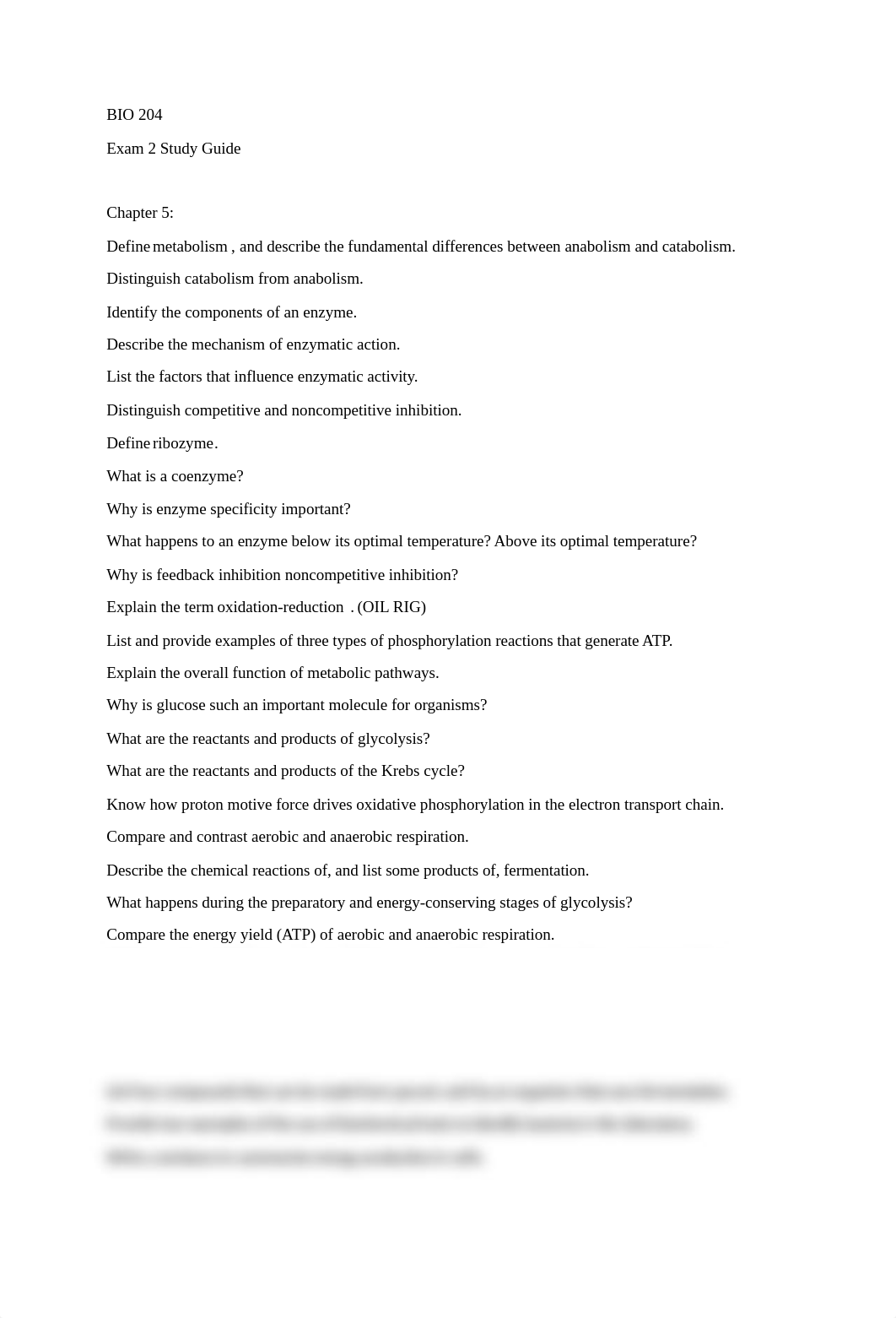 BIO 204 Exam 2 Study Guide.docx_df0128mlf34_page1