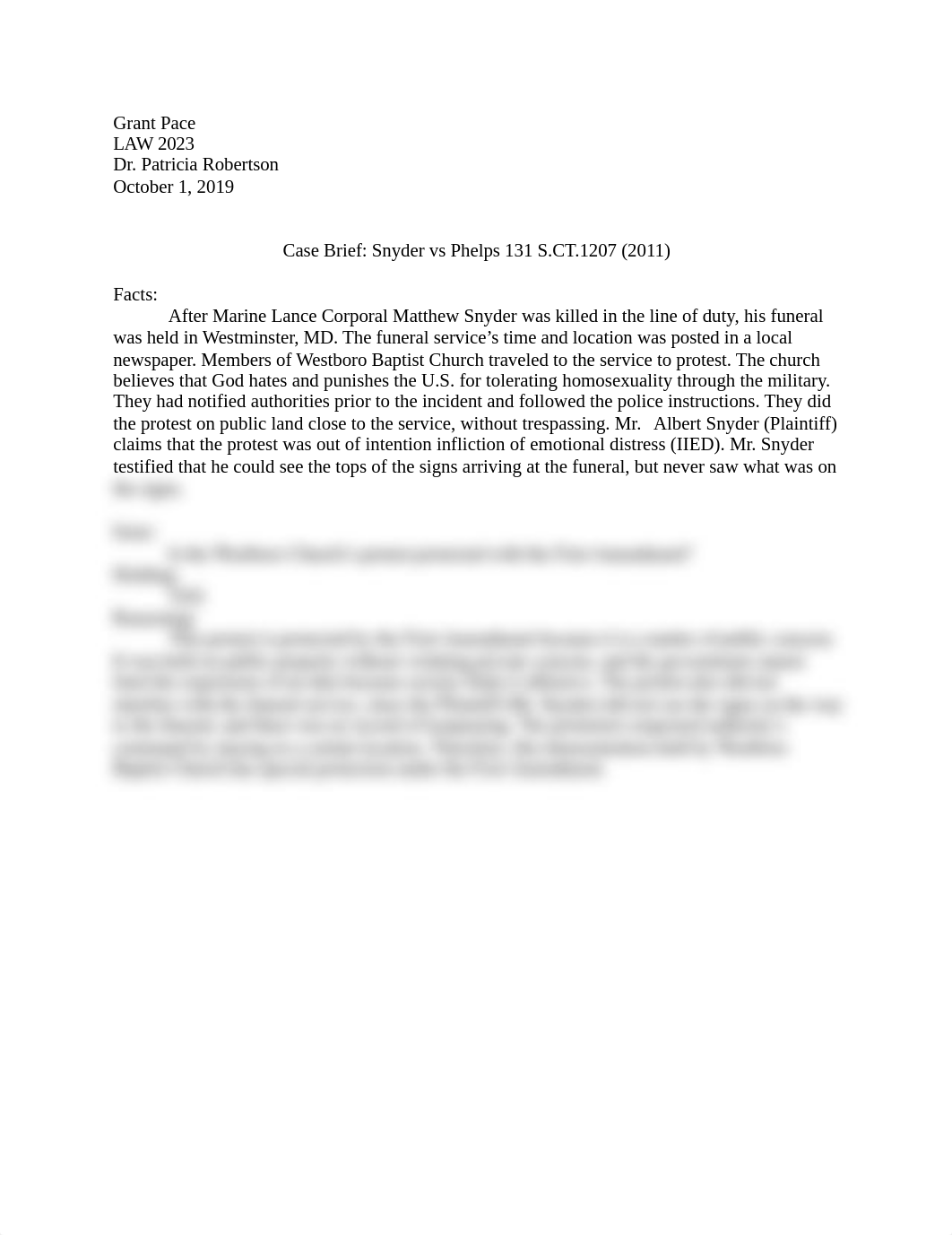 Case Brief Snyder v Phelps.docx_df022ly1sr0_page1