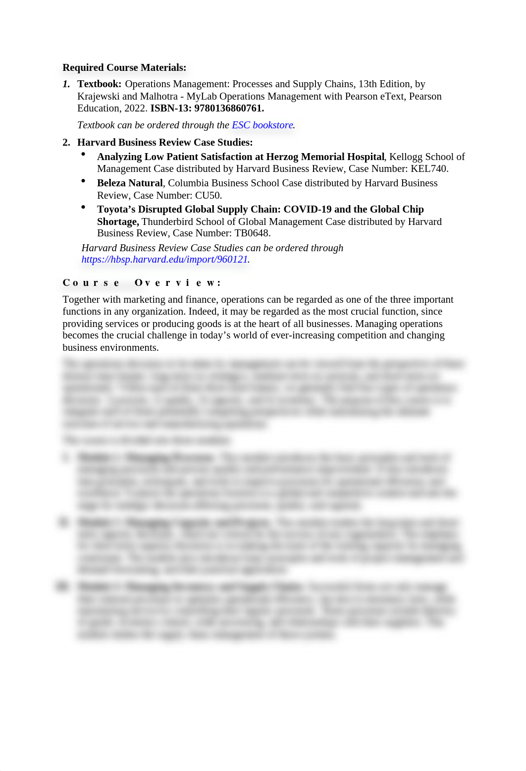 ESC Operations Management Fall 2022 Syllabus.docx_df091afomba_page2