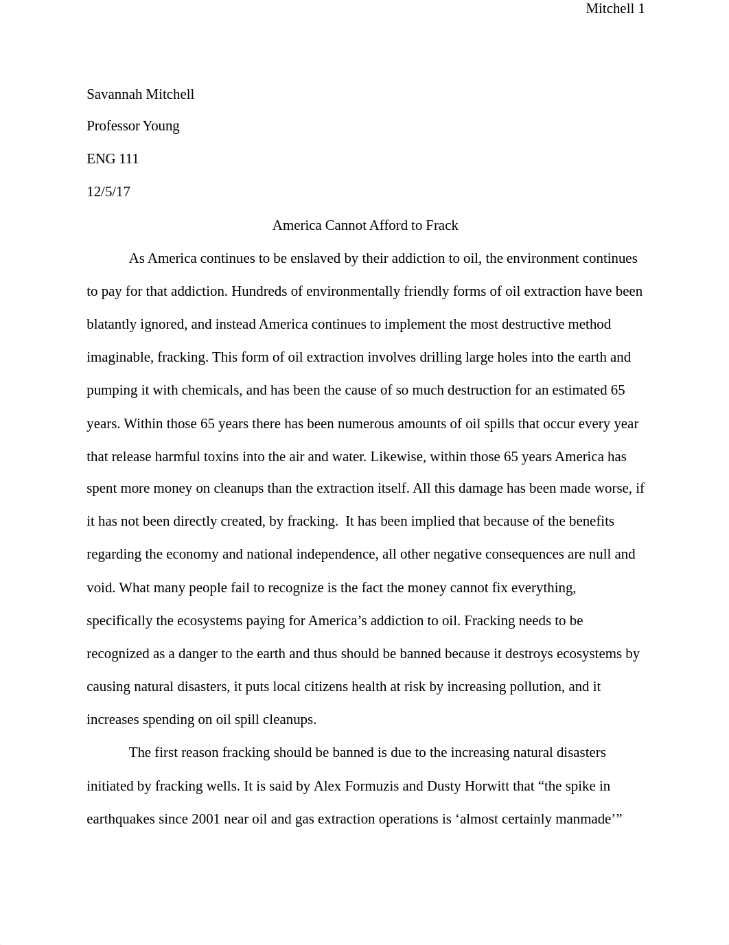 America Cannot Afford to Frack.docx_df09xi1wqpg_page1