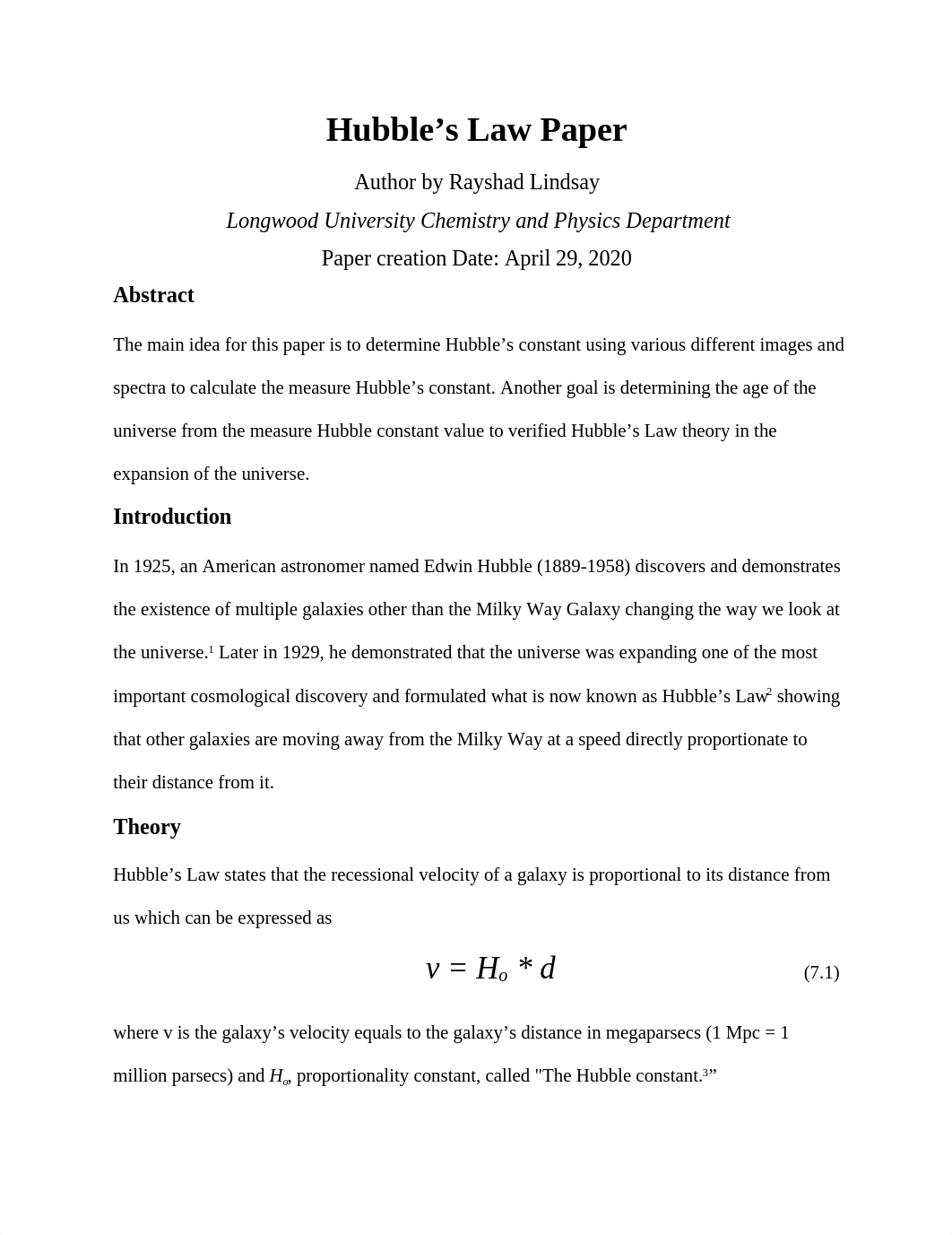 Hubble's Law Formal Lab Report.docx_df0p1n5s163_page1