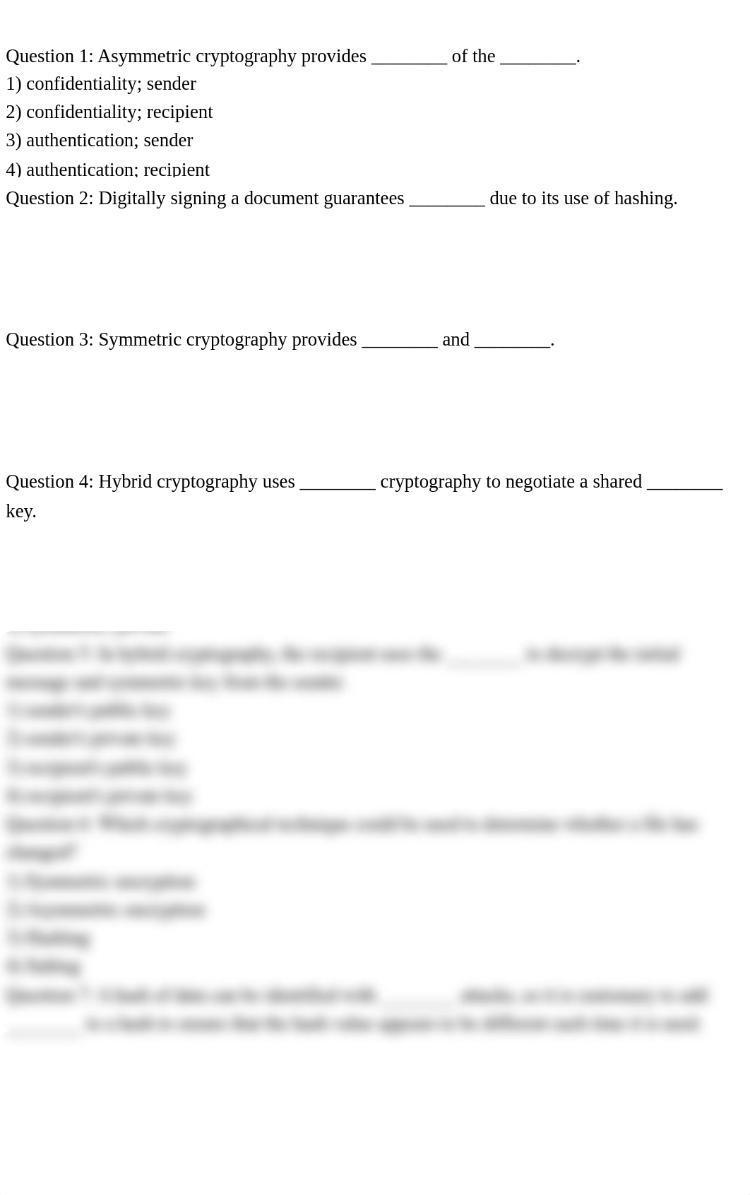 Question 1 Asymmetric cryptography provides ________ of the _______.pdf_df0pe28b1wo_page1