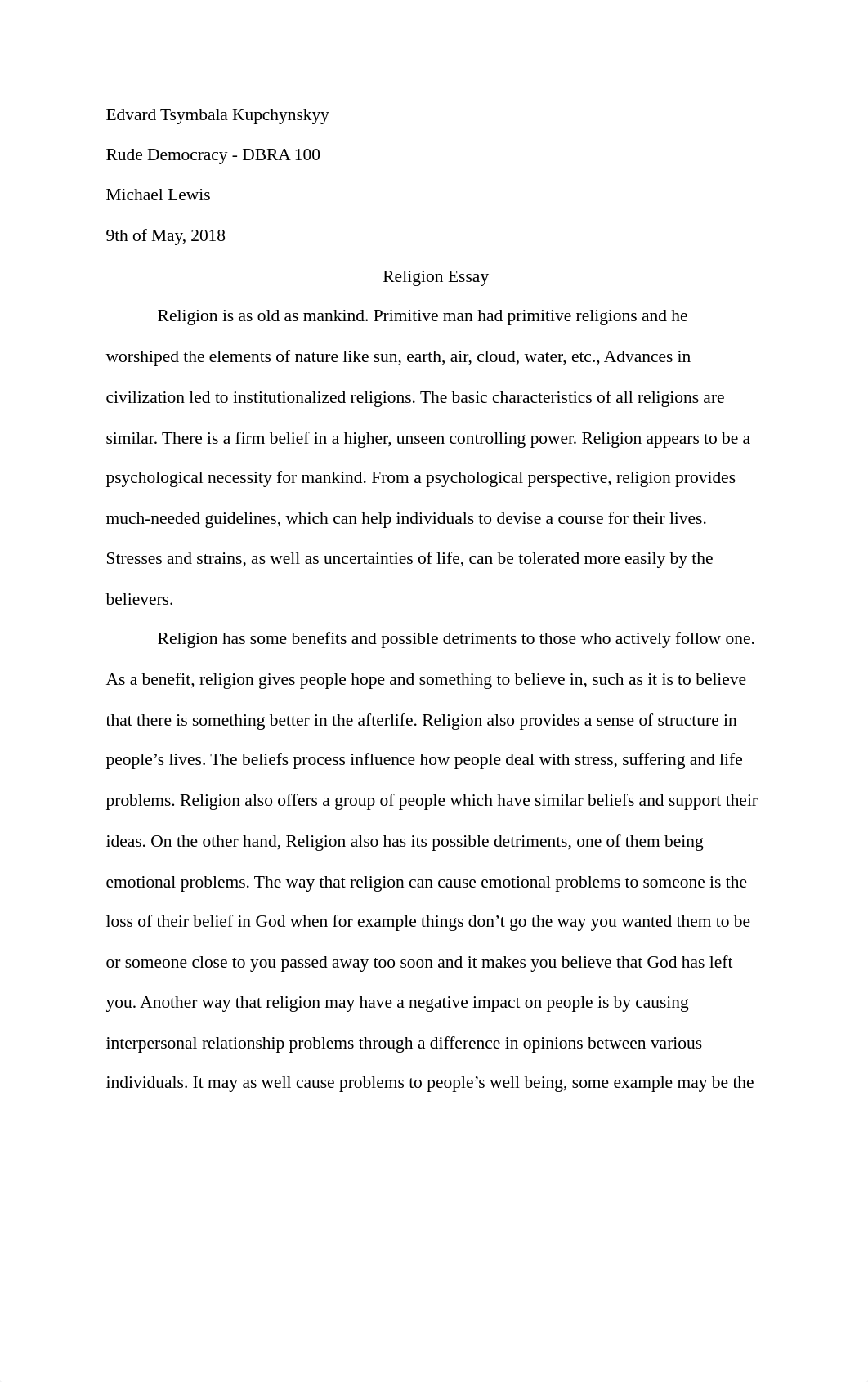 Religion Essay - Edvard Tsymbala Kupchynskyy.docx_df0swtj13es_page1