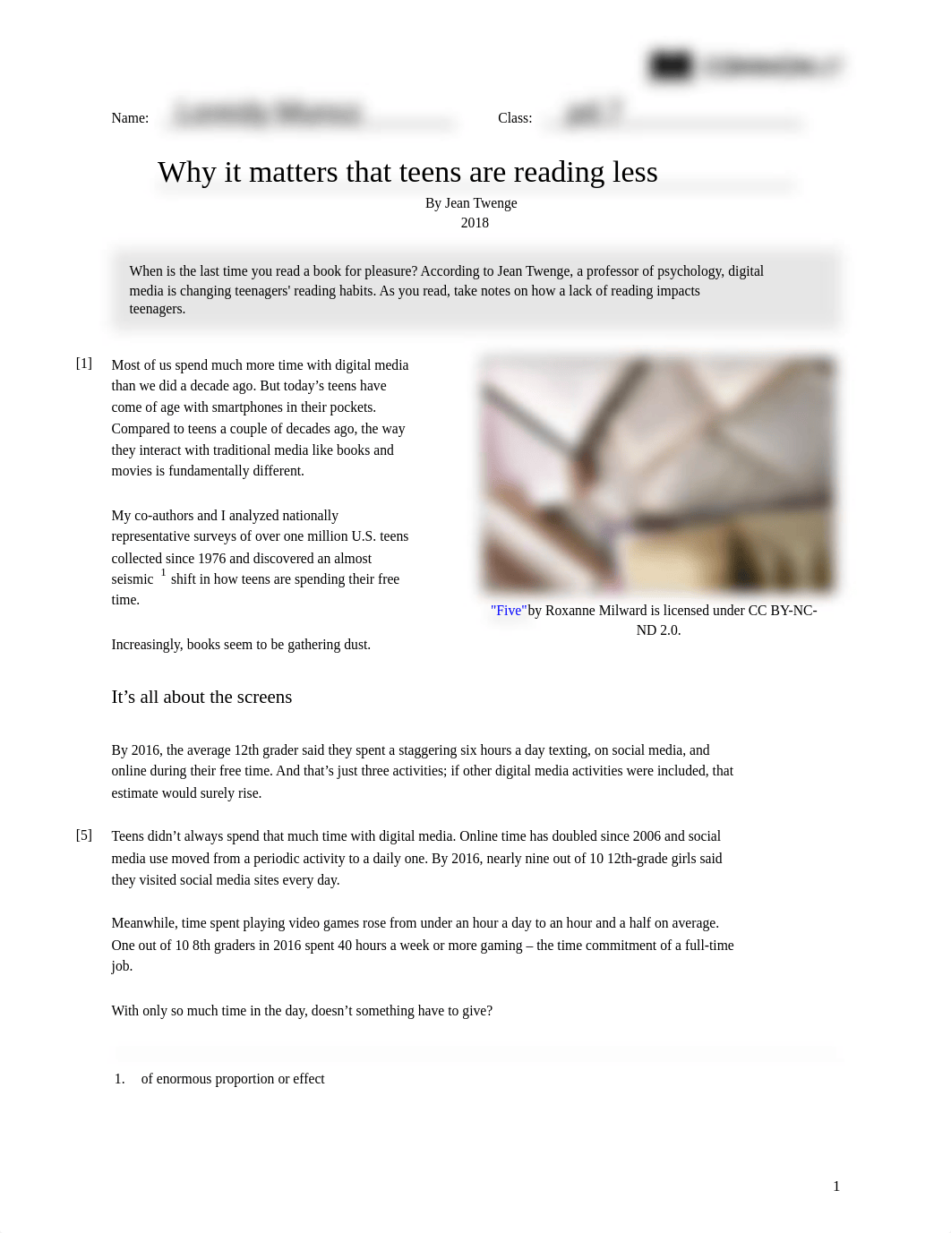 LOREIDY MUNOZ-ALBARRAN - Week 6 Homework_IR_Why it matters that teens are reading less.pdf_df0tznoat70_page1