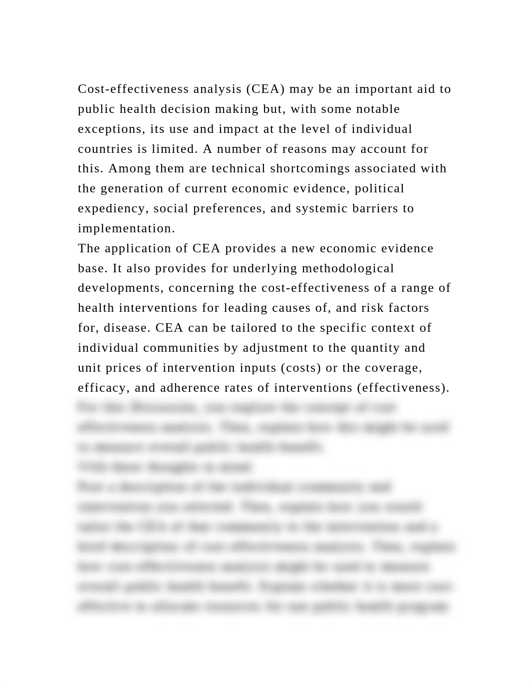 Cost-effectiveness analysis (CEA) may be an important aid to public .docx_df1f1pc0emy_page2