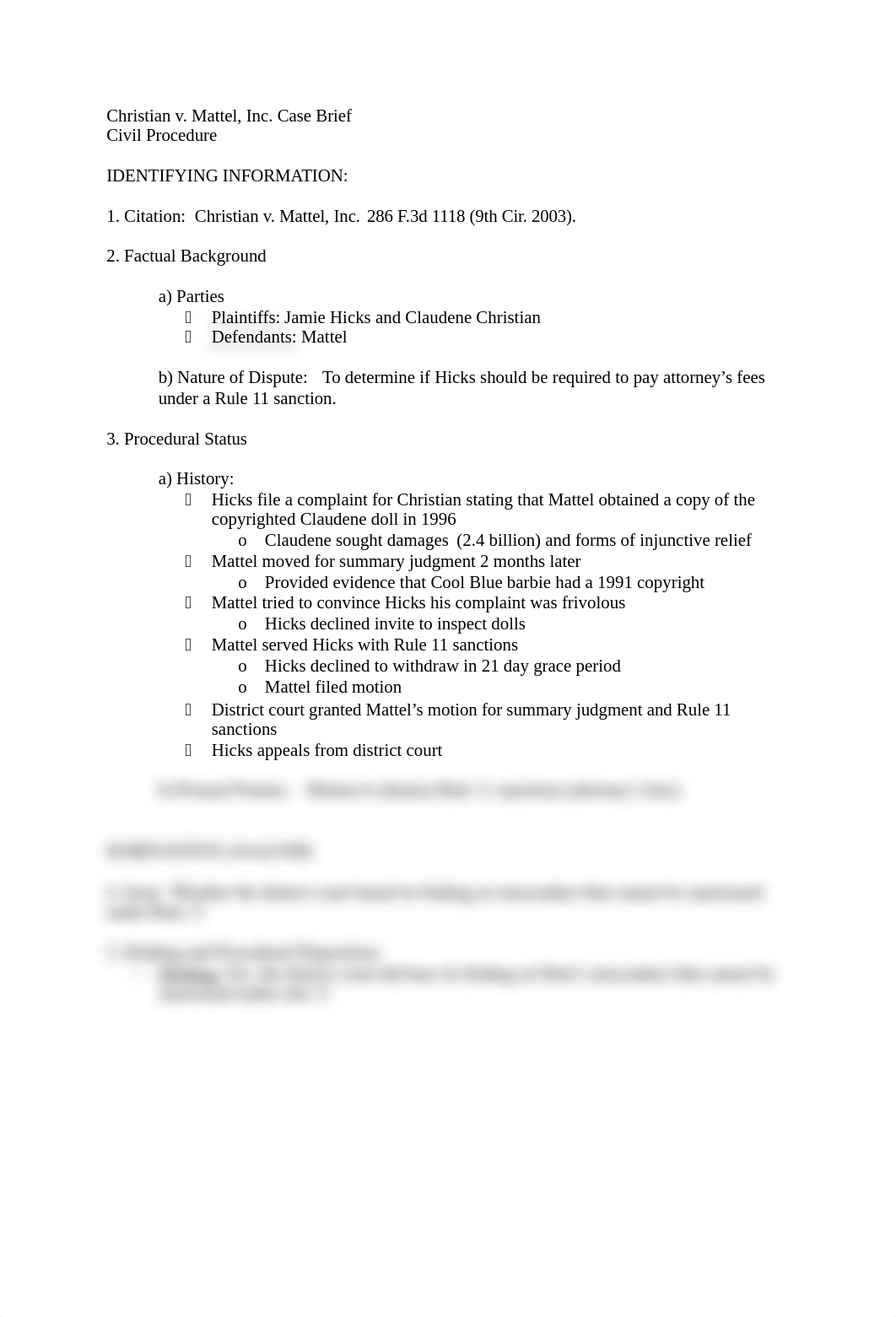 Christian v. Mattel Case Brief.docx_df1kdkr9a49_page1