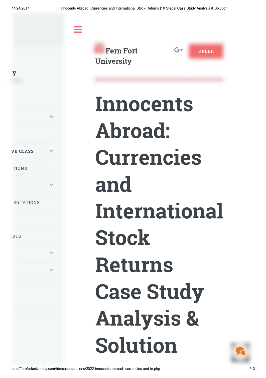 Innocents Abroad_ Currencies and International Stock Returns [10 Steps] Case Study Analysis & Soluti_df1kvcw892y_page1