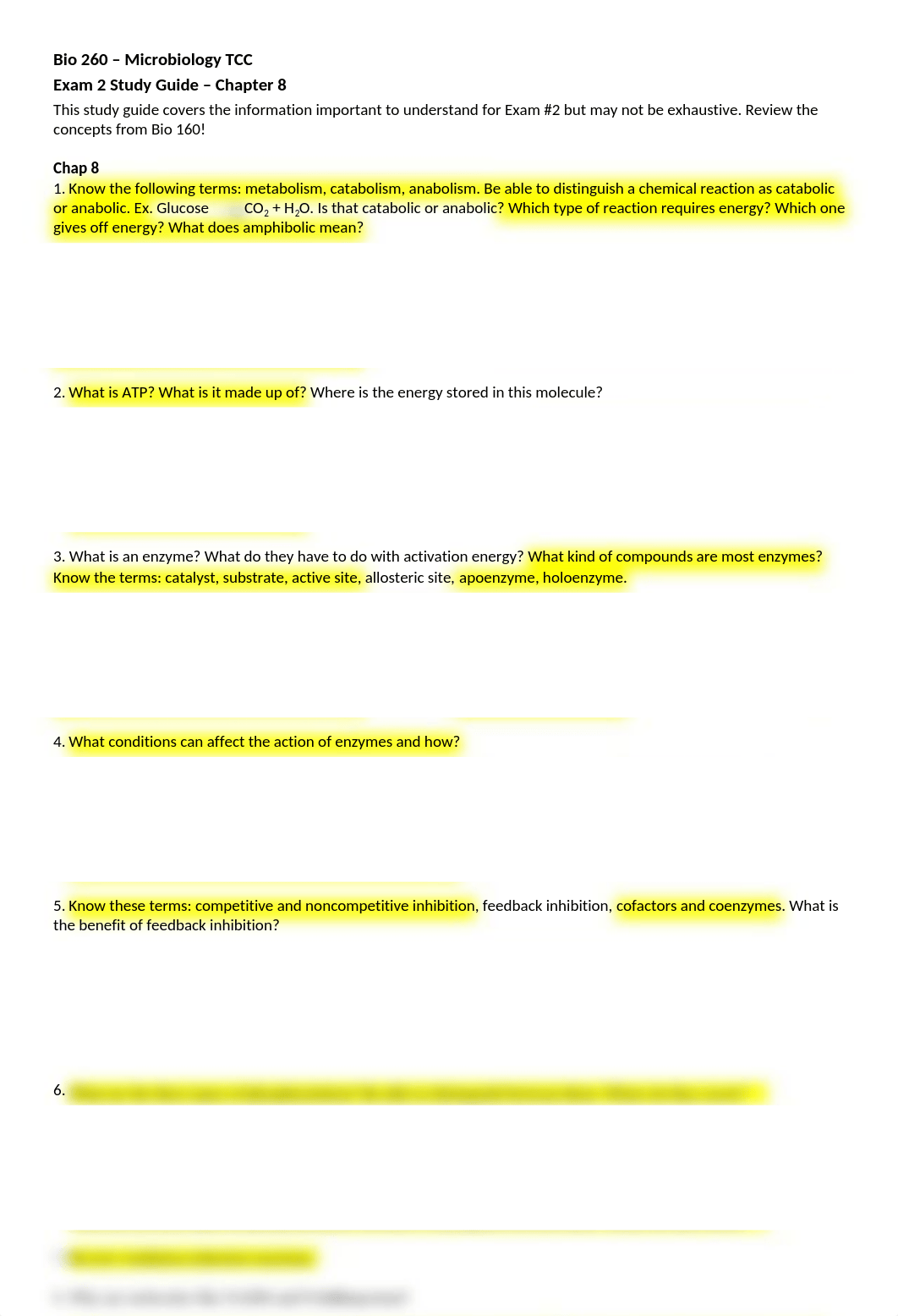 Chap. 8 Microbial Metabolism study guide.docx_df1nt9n1evk_page1