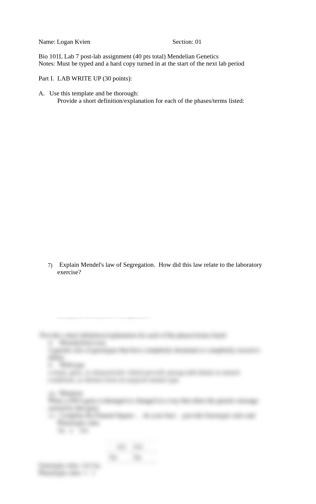 BIO 101L Postlab 7 Genotype and Phenotype.doc_df1ouf8zfj8_page1