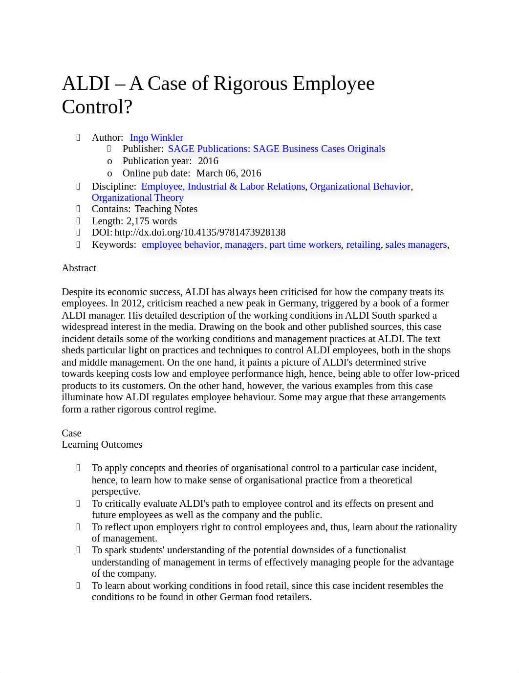 HRM Theory Y Theory X Motivation - ALDI - A Case of Rigorous Employee Control.docx_df1qi8erk5t_page1