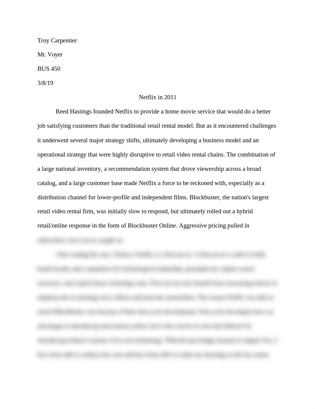 BUS 450 Brief Case Analysis "Netflix in 2011".docx_df1t82xj5ew_page1