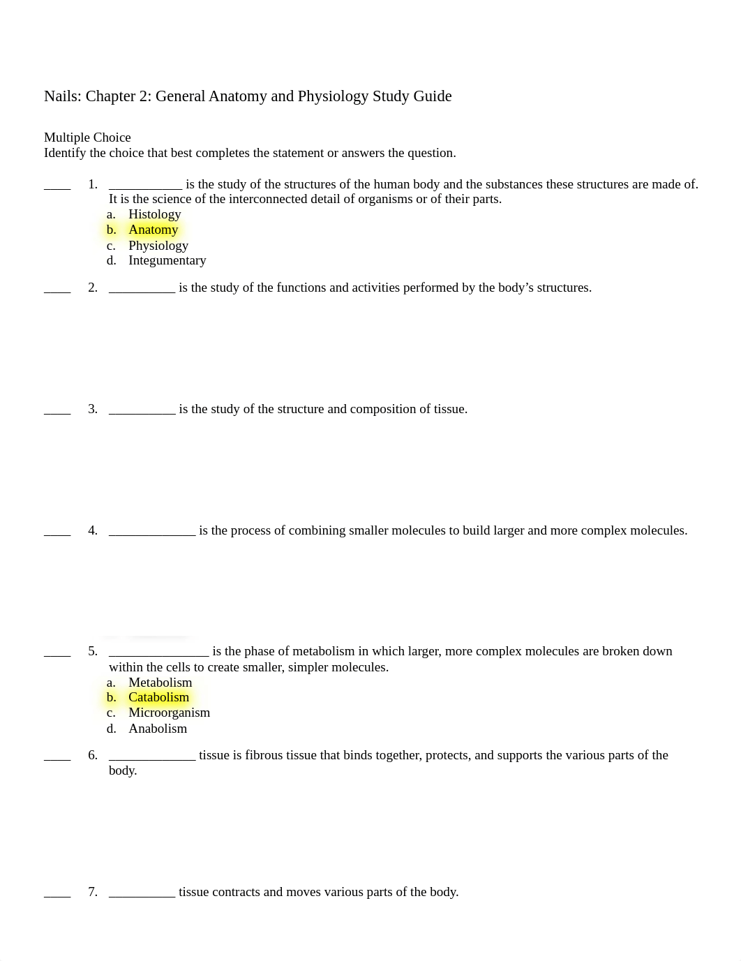 Chapter 2 General Anatomy and Physiology Study Guide.docx_df21hynmciz_page1