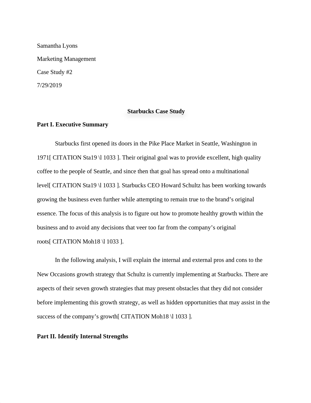 Marketing Management Starbucks Case Study Report.docx_df26xp3fjh6_page1