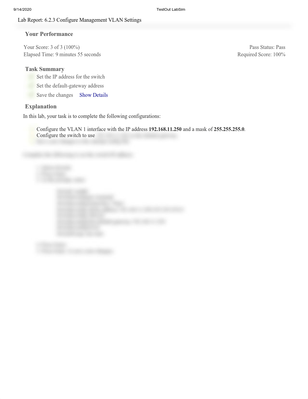 TestOut LabSim 6.2.3 Configure Mgmnt VLAN Settings.pdf_df29ldluzw6_page1