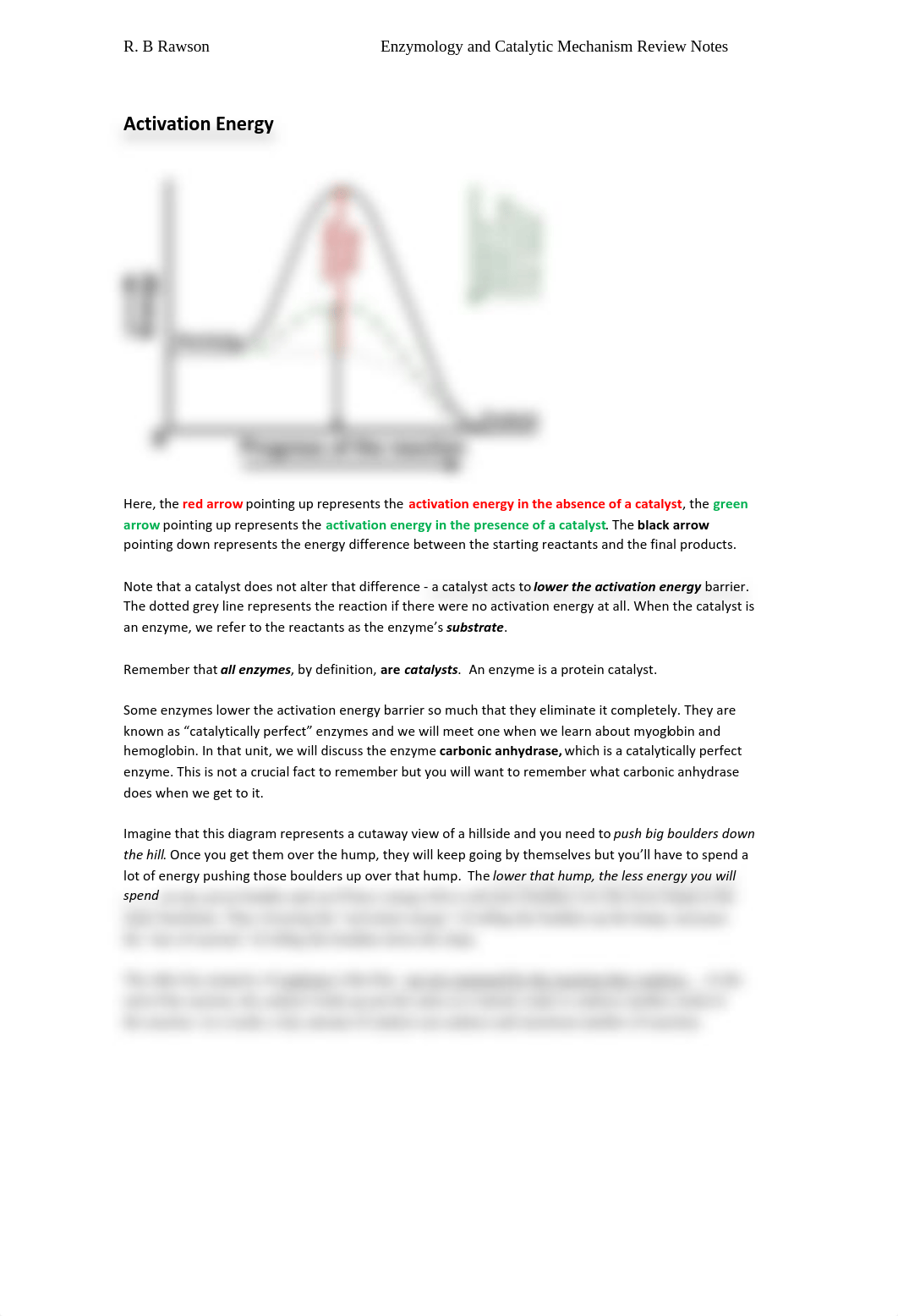 Unit 3 - Enzymology and Catalytic Mechanism Review Notes.pdf_df2ow5pzevr_page2