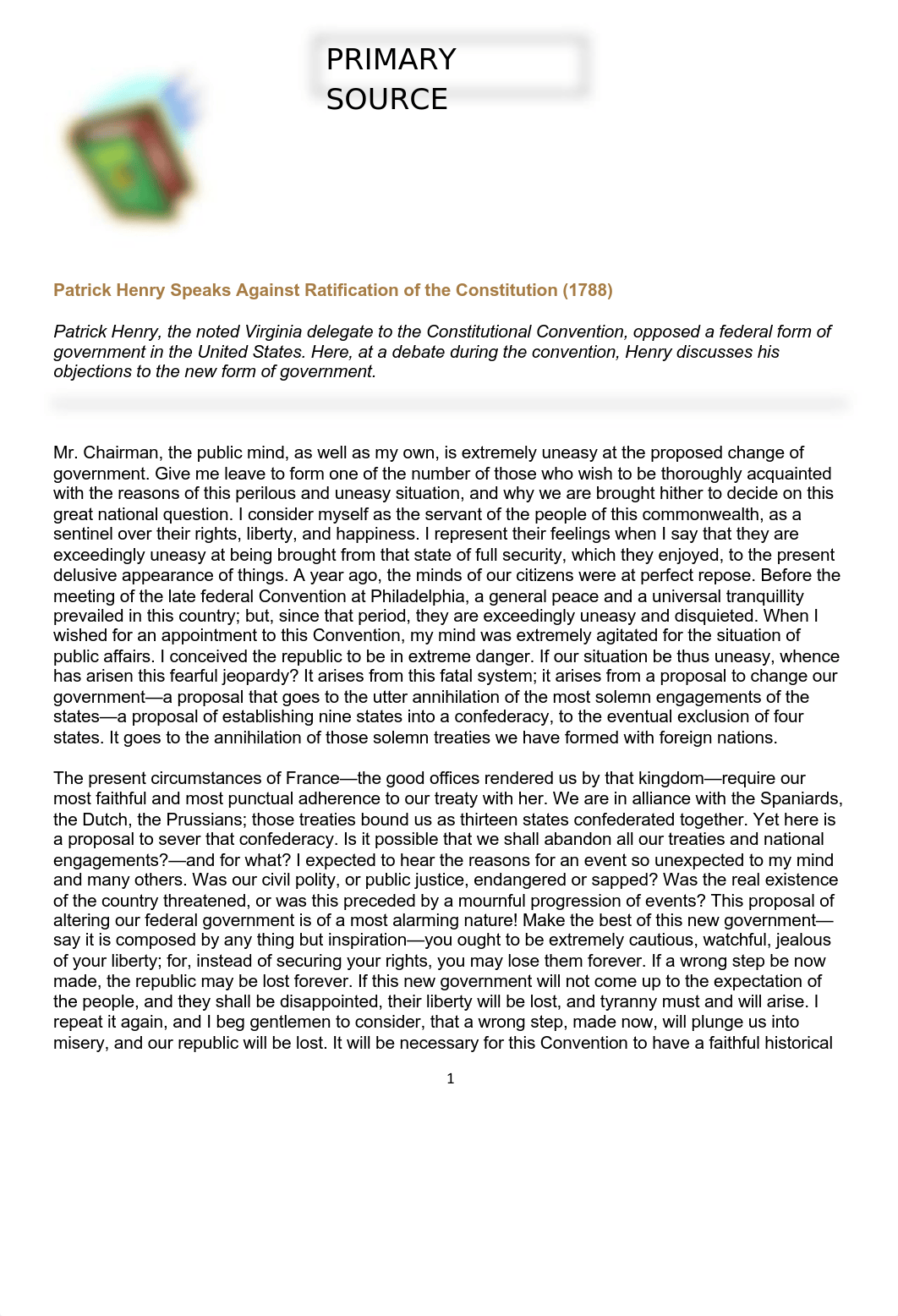 Patrick+Henry+Speaks+Against+Ratification+of+the+Constitution+1788(3)(2).pdf_df2voabtxv3_page1