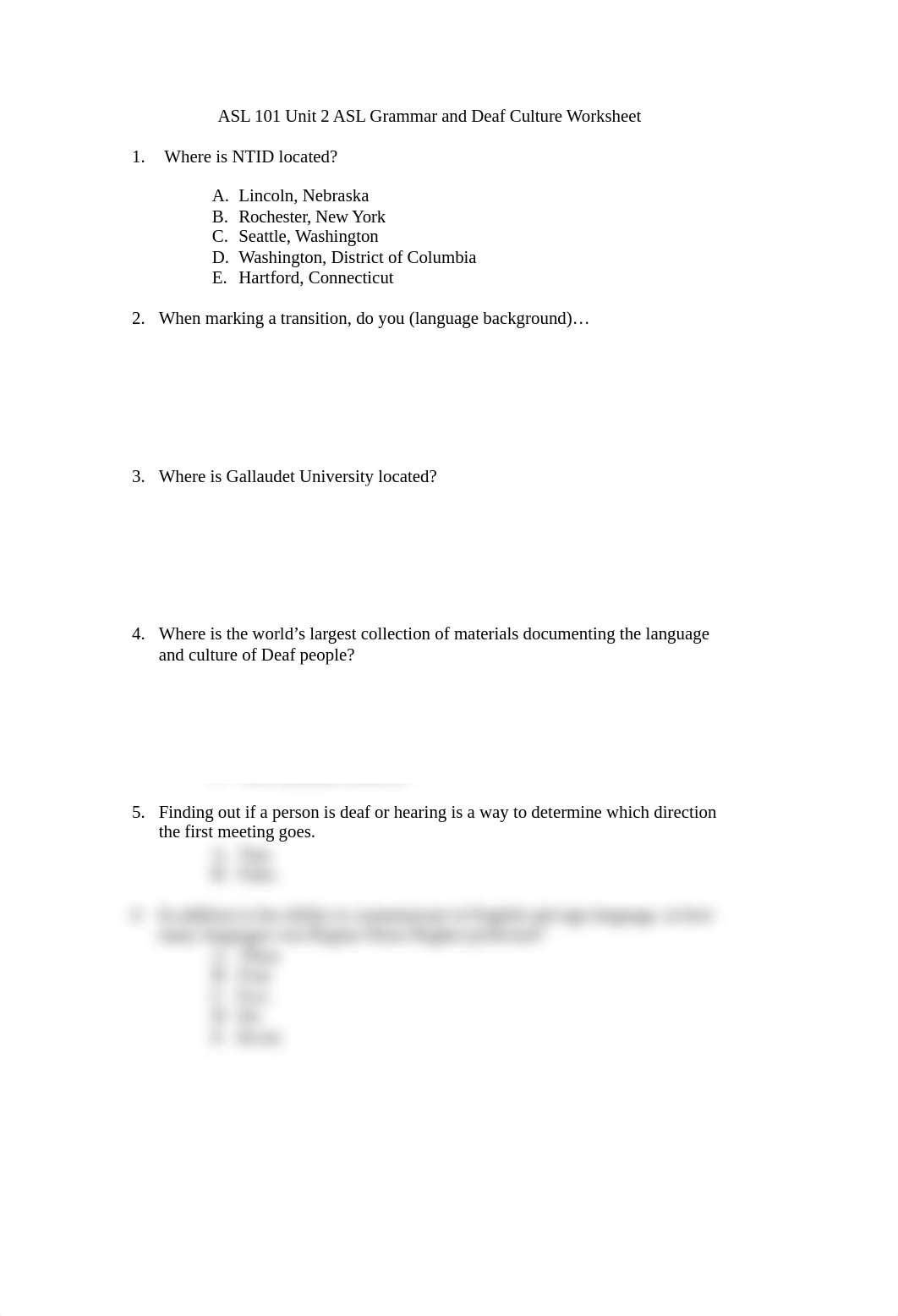 ASL 101 Unit 2 ASL Grammar and Deaf Culture Worksheet.doc_df2vqnjmwbm_page1