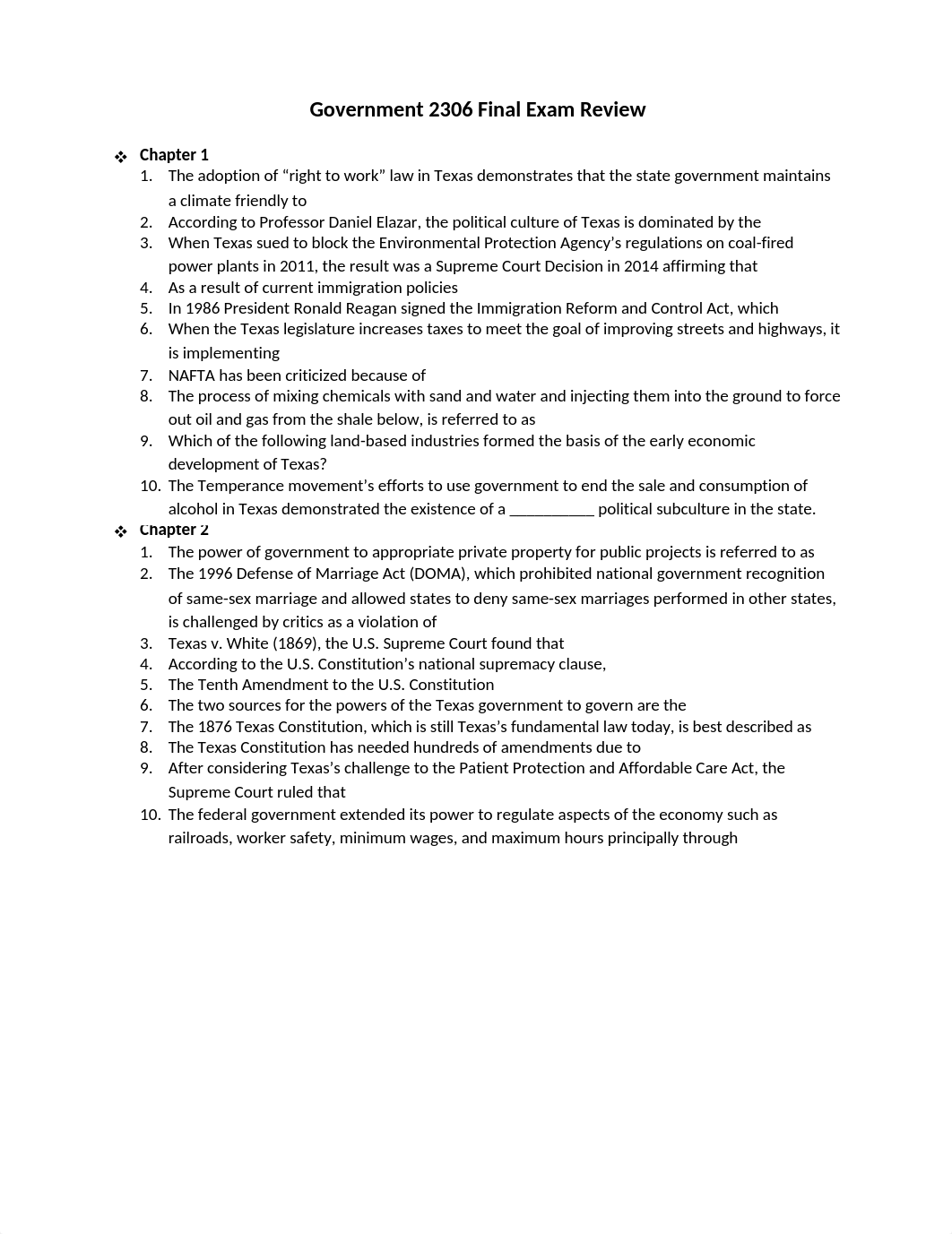 Texas Government Final Exam Review_df30lmvdcly_page1