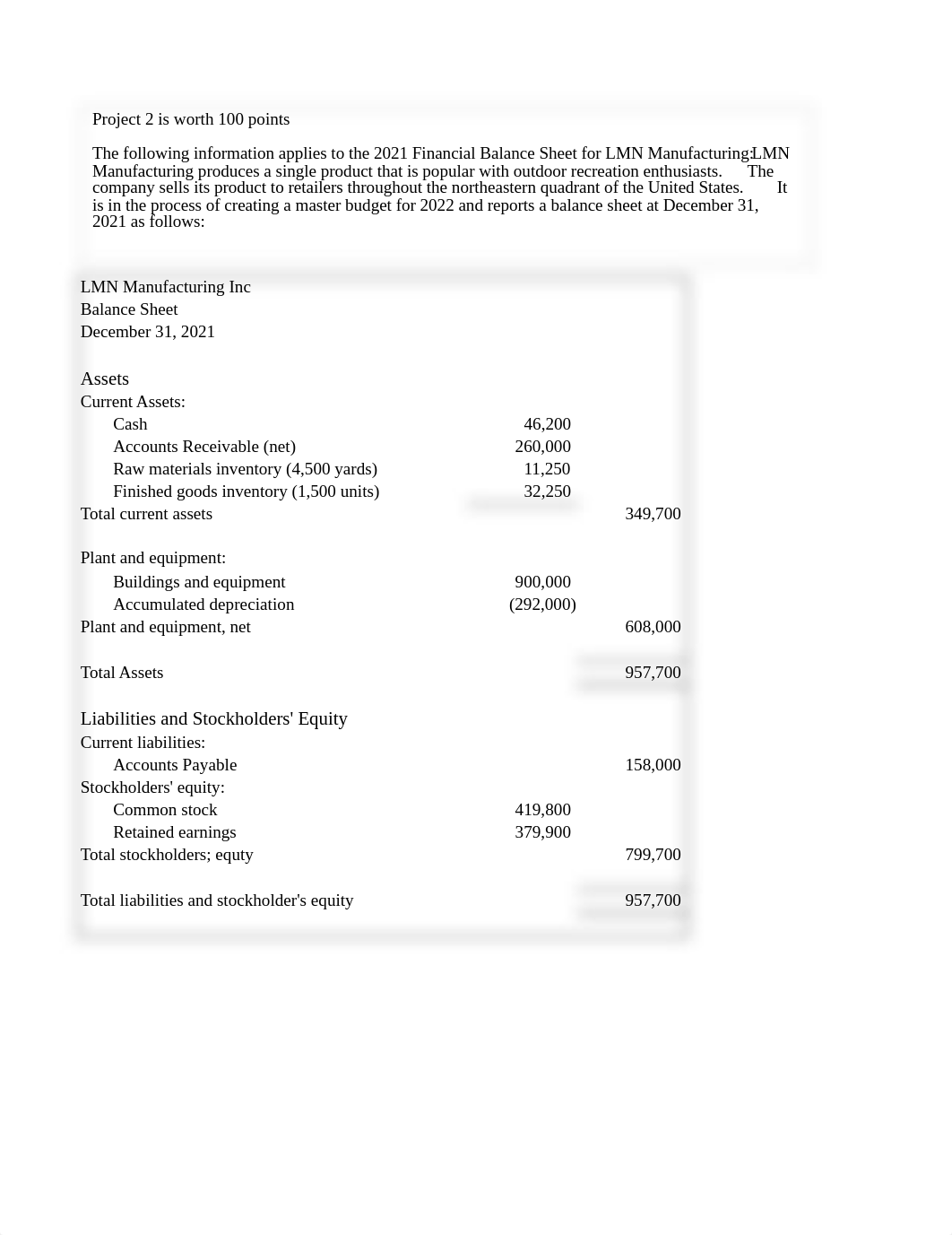 Acc2610 Project 2 - Master Budget 24-3.xlsx_df30w9gkf42_page1