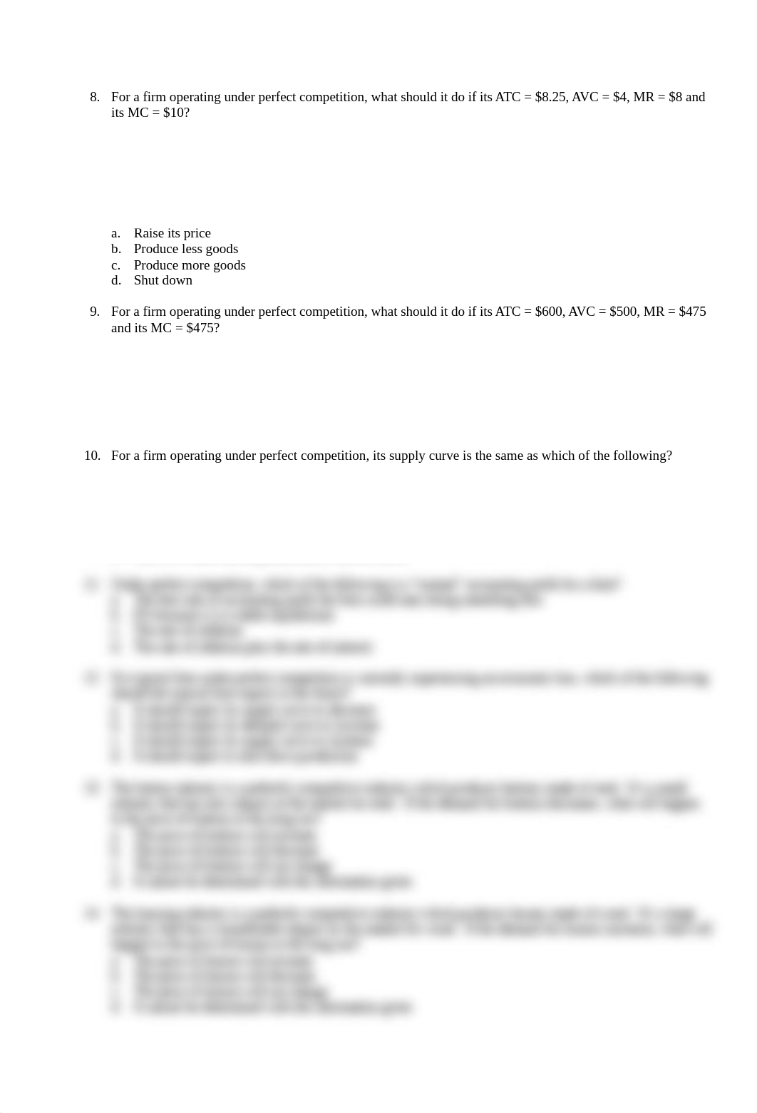 Test 3 - Extra Sample Multiple Choice Questions for ECON 1141 - post.doc_df34qoie3iy_page2